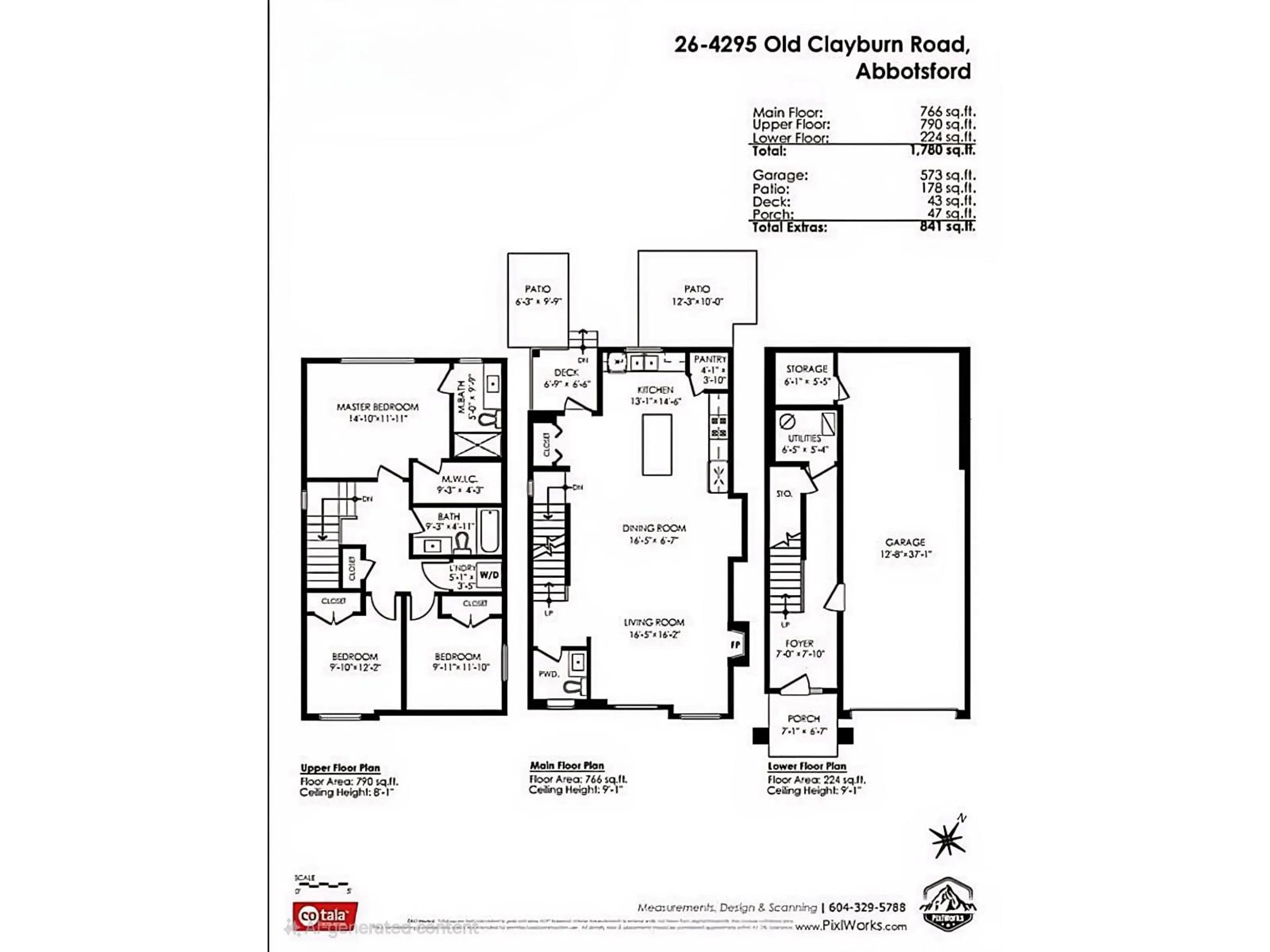 Floor plan for 26 - 4295 OLD CLAYBURN, Abbotsford British Columbia V3G1L5
