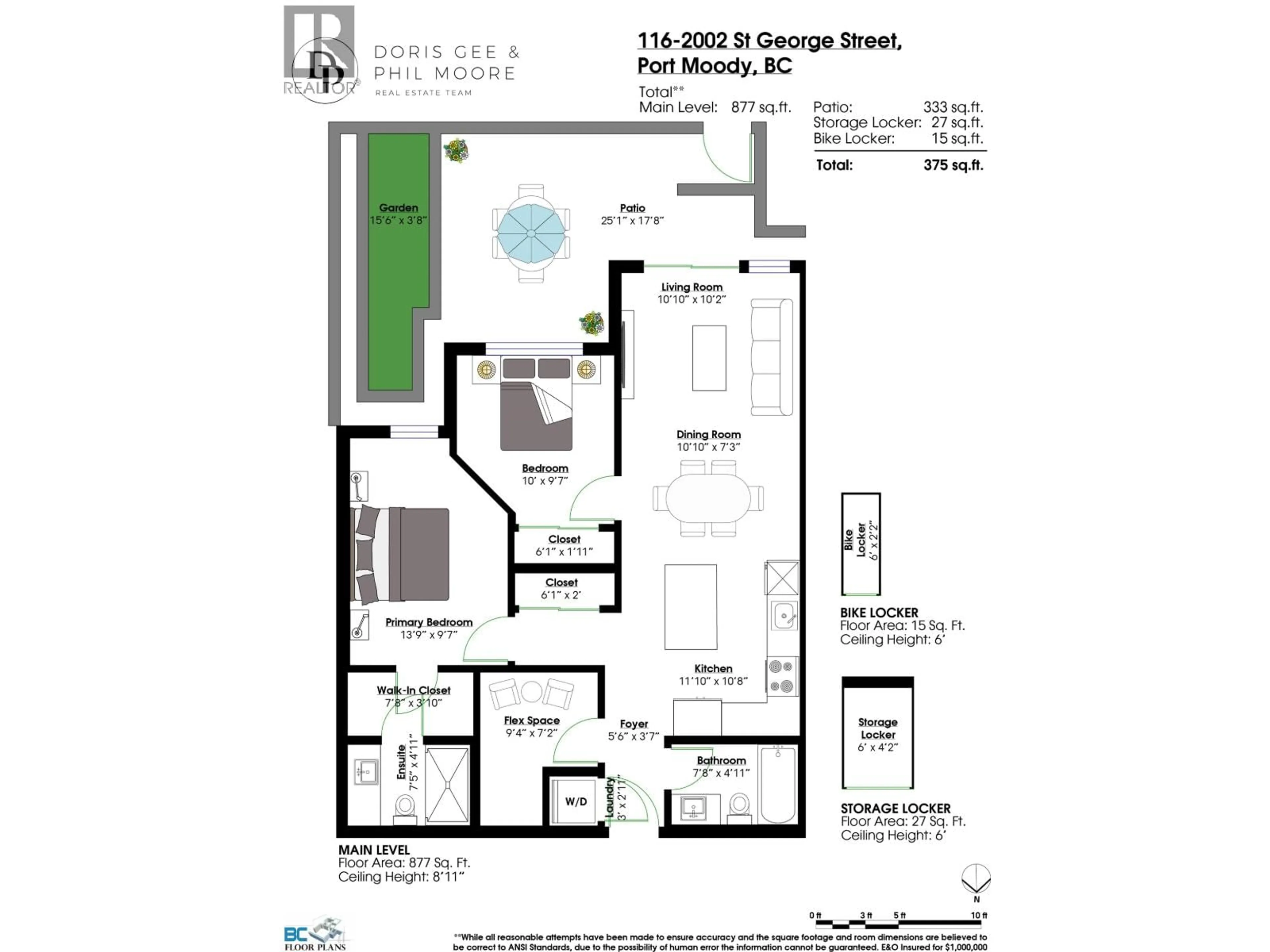 Floor plan for 116 - 2002 ST. GEORGE STREET, Port Moody British Columbia V3H0N4