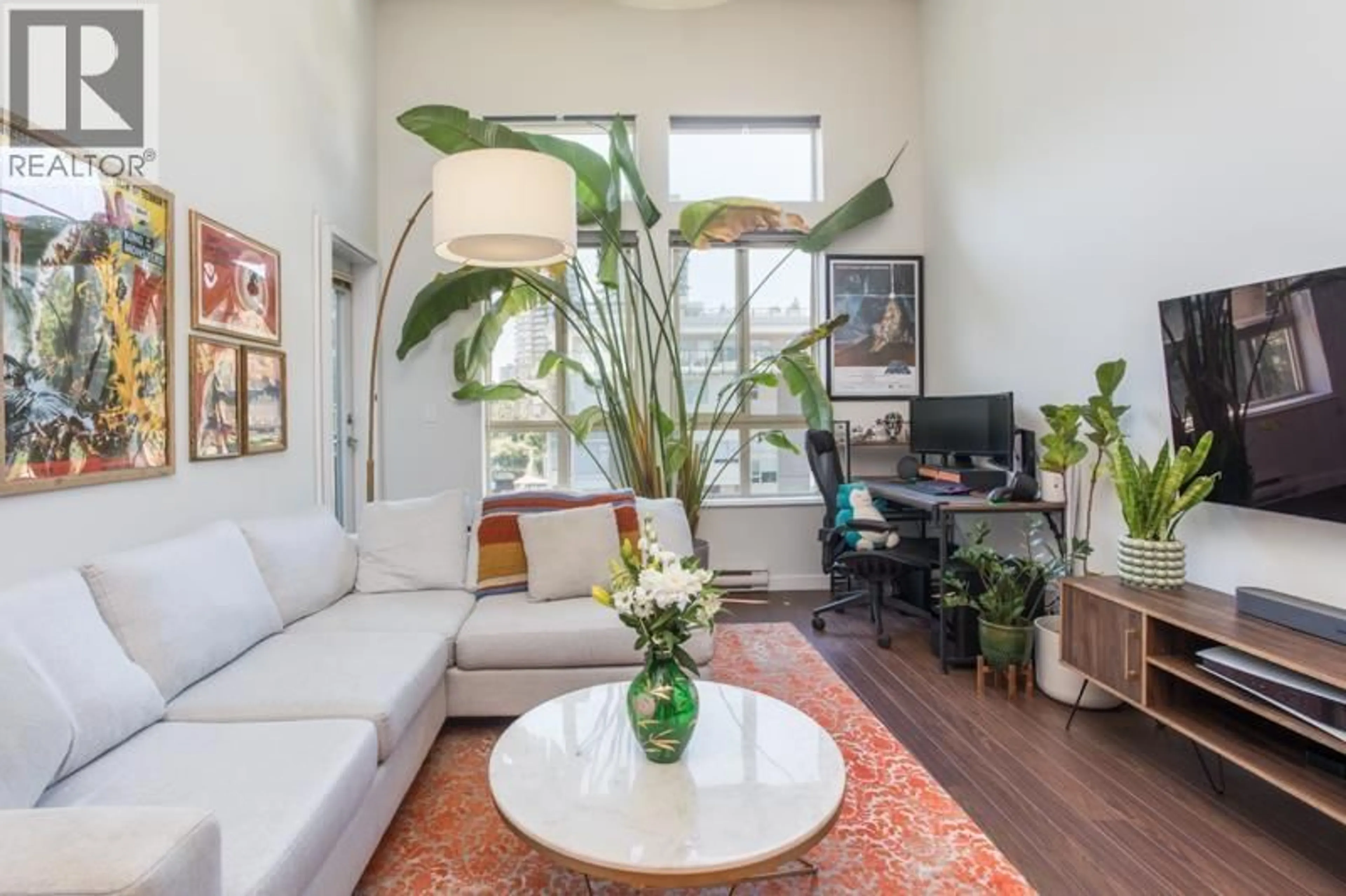 Living room with furniture, unknown for 403 - 225 FRANCIS WAY, New Westminster British Columbia V3L0G1