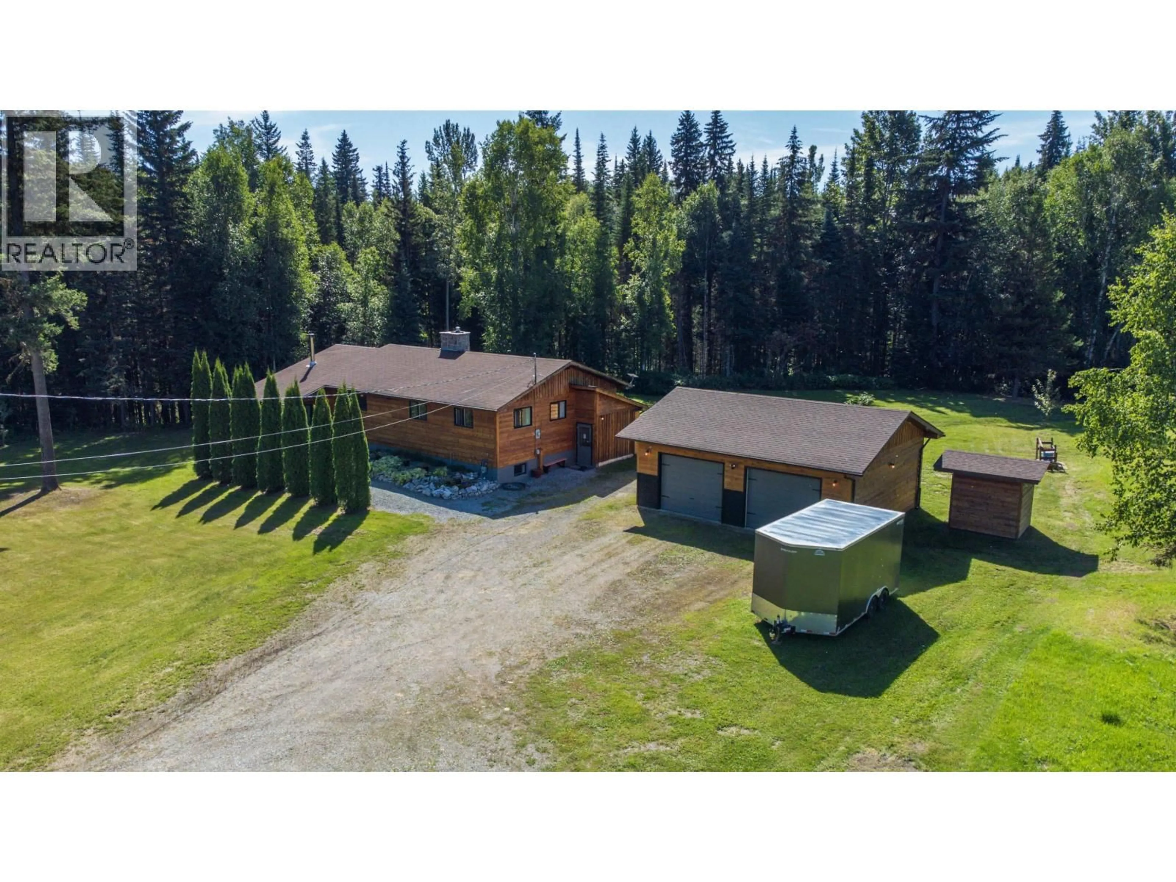 A pic from outside/outdoor area/front of a property/back of a property/a pic from drone, unknown for 3895 CHRISTOPHER DRIVE, Prince George British Columbia V2K5W7