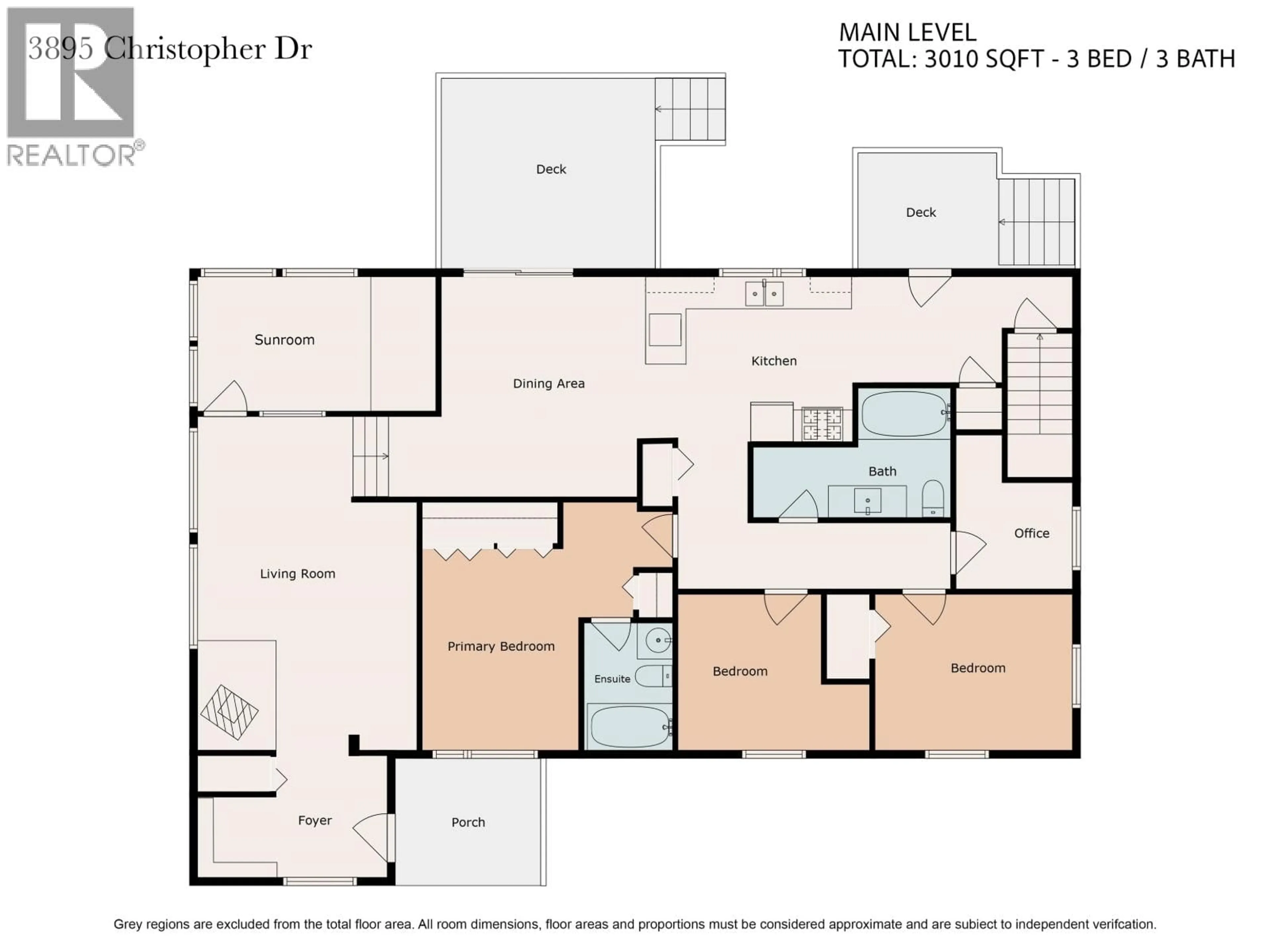 Floor plan for 3895 CHRISTOPHER DRIVE, Prince George British Columbia V2K5W7