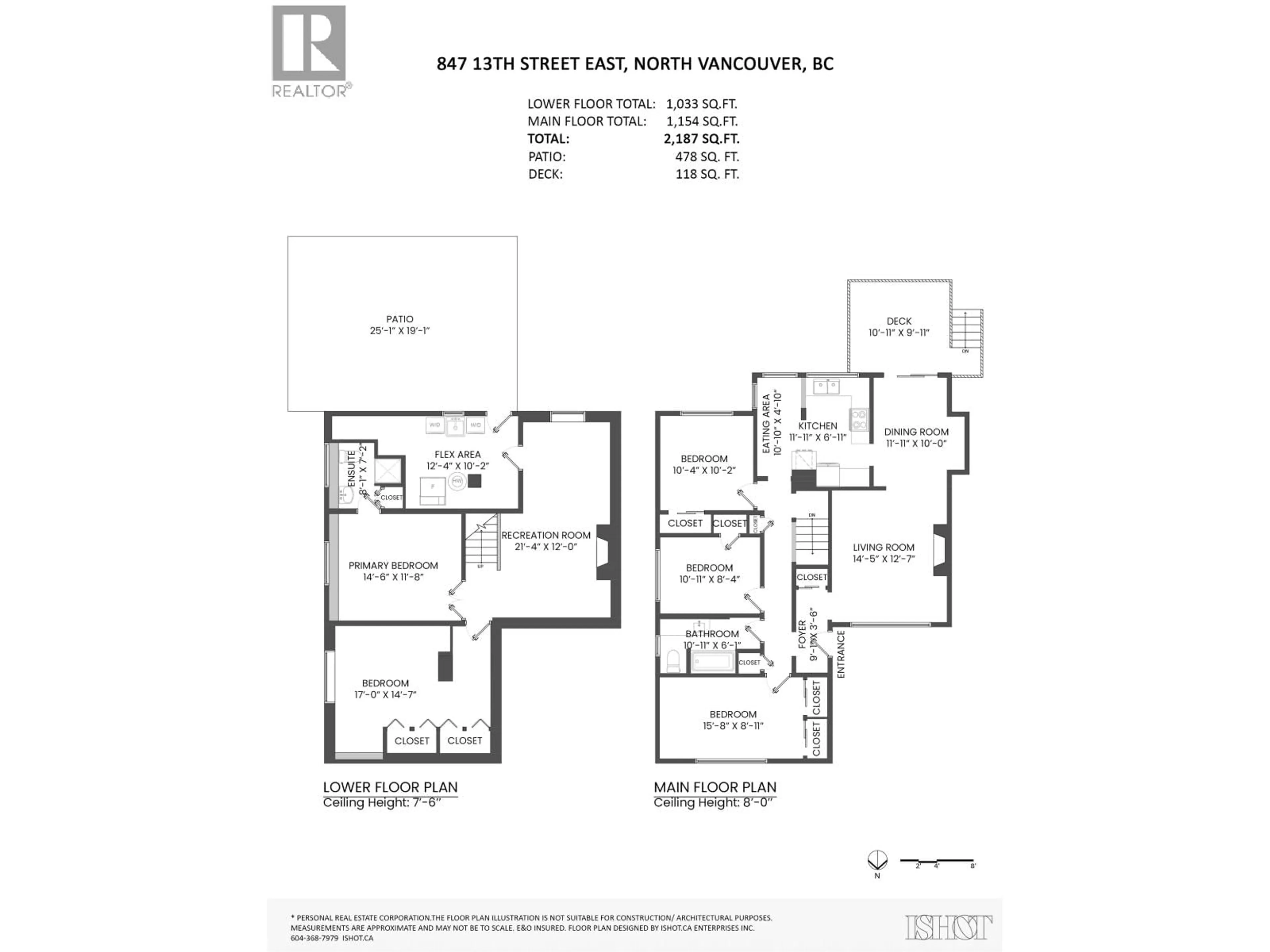 Floor plan for 847 13TH STREET, North Vancouver British Columbia V7L2M8
