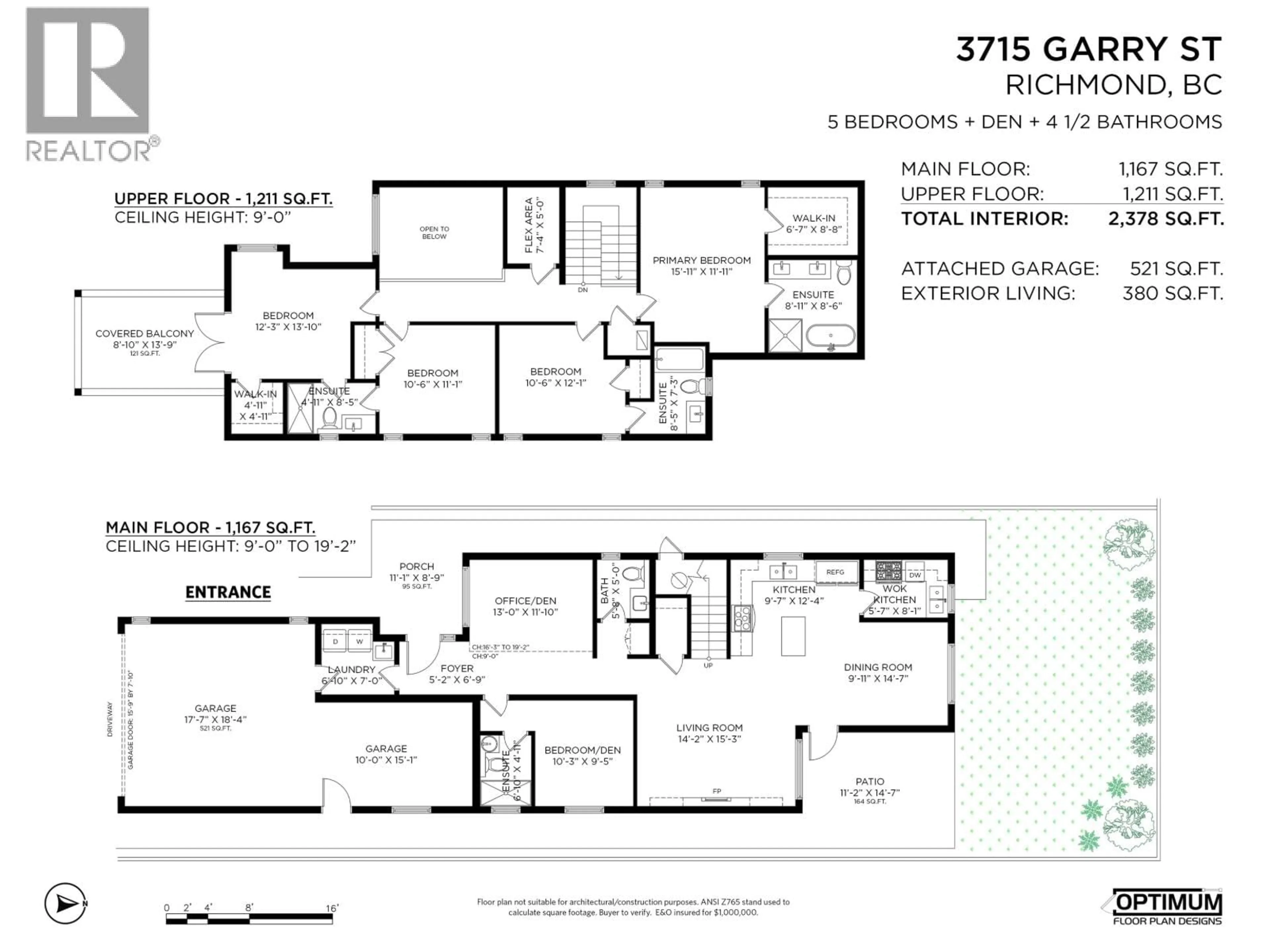 Floor plan for 3715 GARRY STREET, Richmond British Columbia V7E2T6