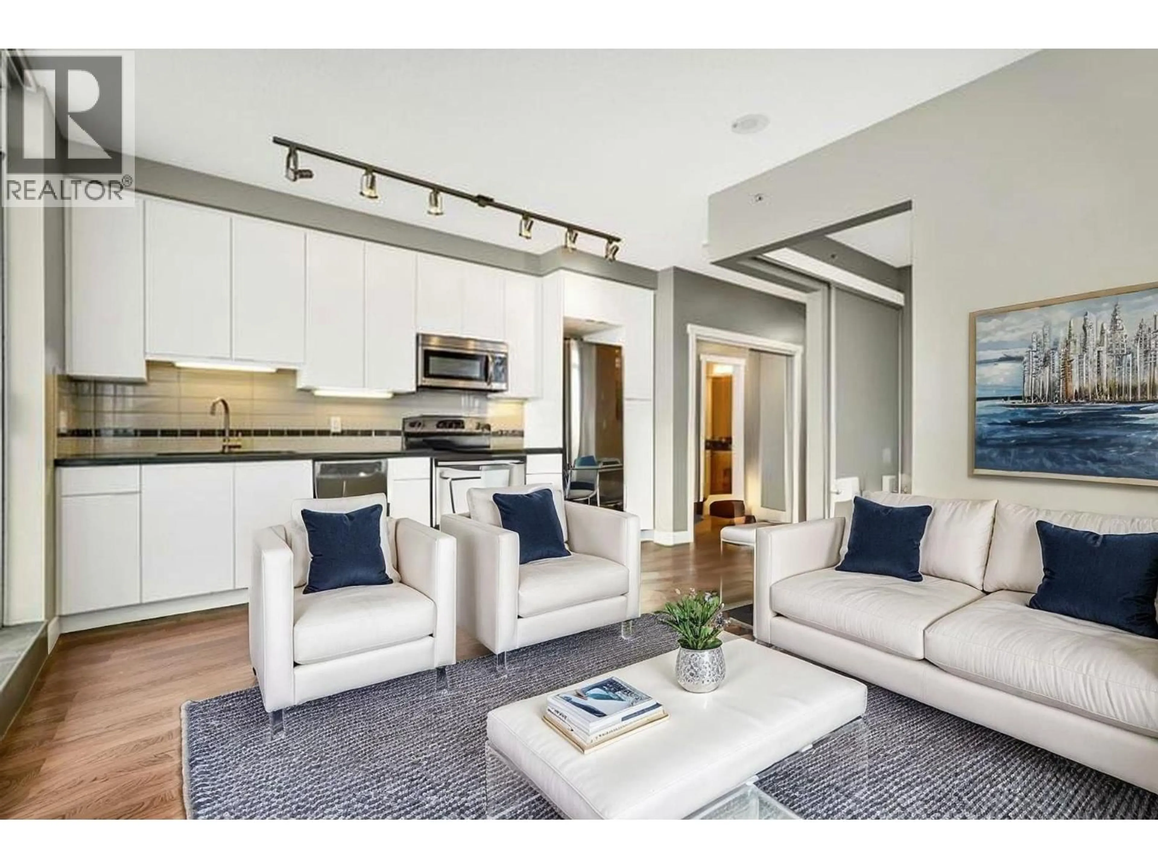 Living room with furniture, unknown for 708 - 9025 HIGHLAND COURT, Burnaby British Columbia V5A0A8