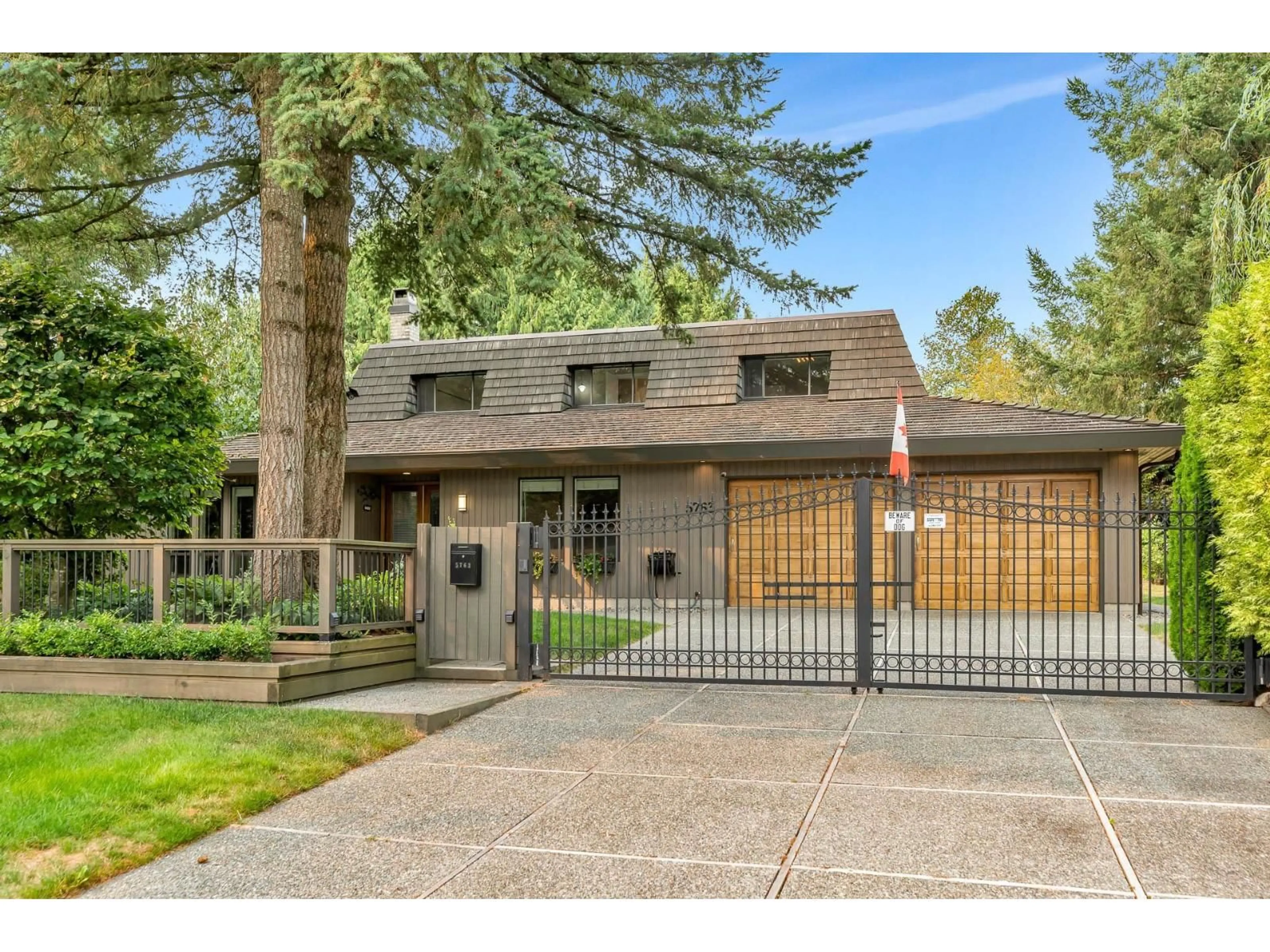Home with brick exterior material, street for 5763 146A, Surrey British Columbia V3S5L8