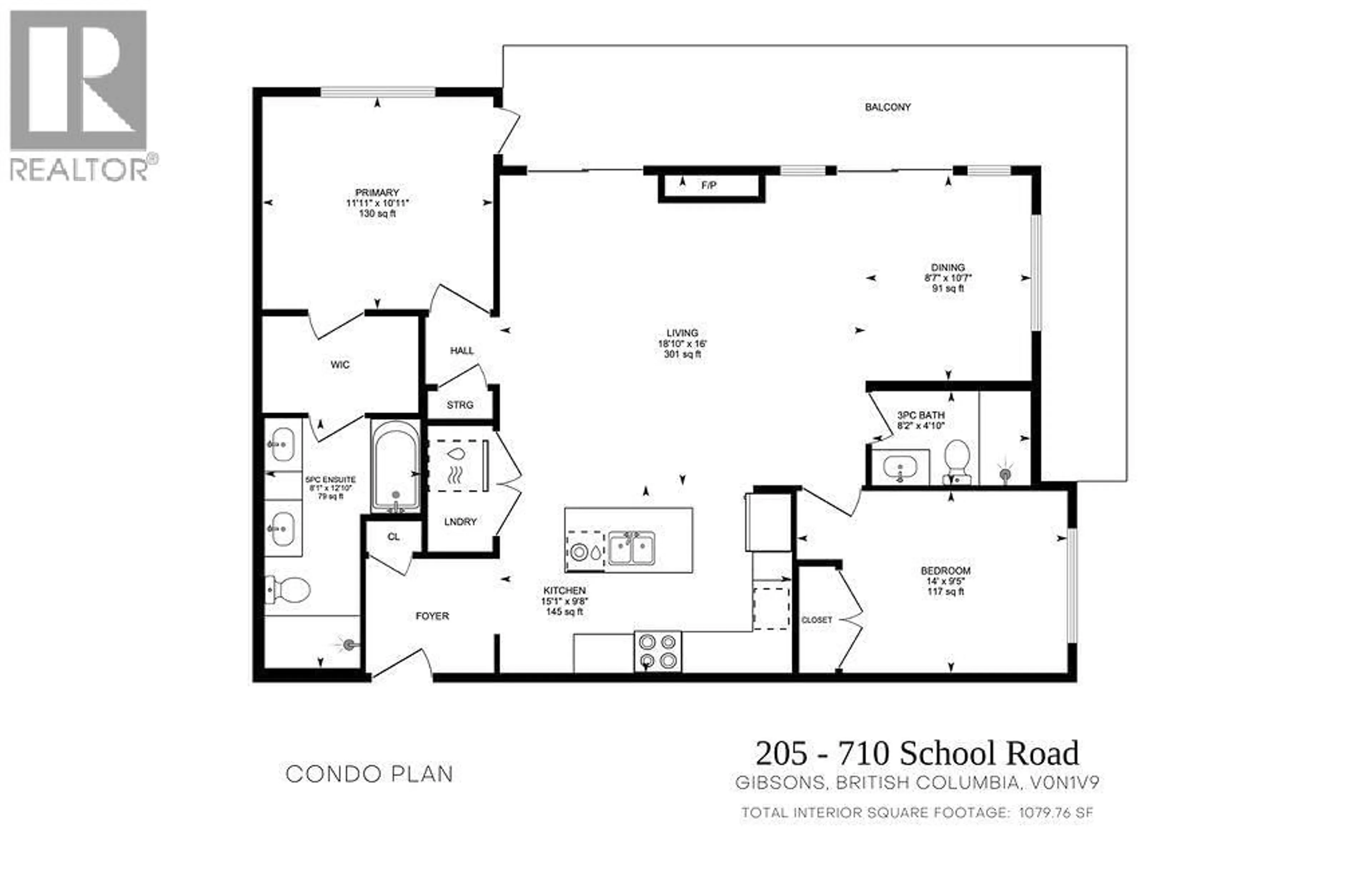 Floor plan for 205 - 710 SCHOOL ROAD, Gibsons British Columbia V0N1V9