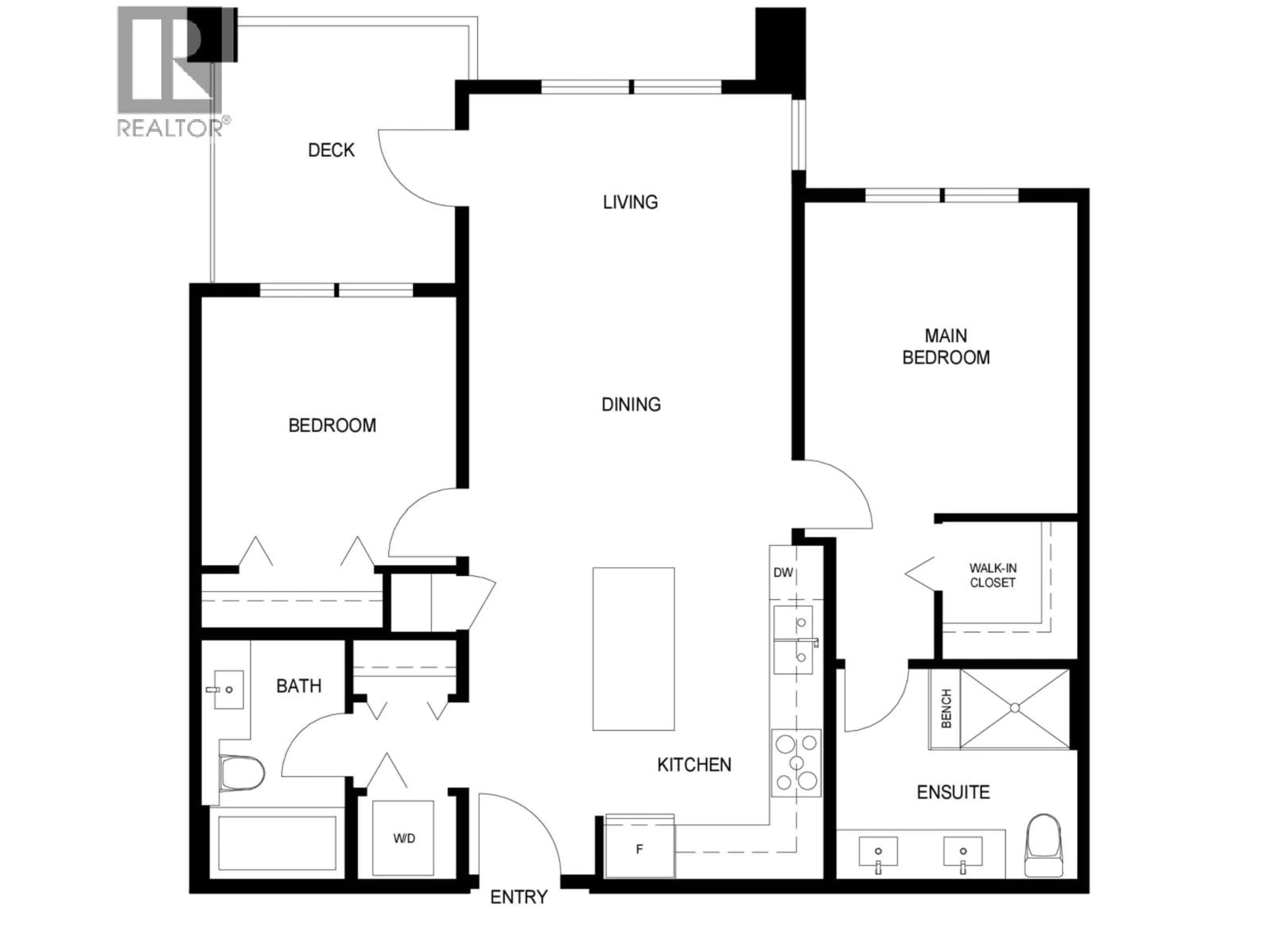 Floor plan for 216 - 615 COTTONWOOD AVENUE, Coquitlam British Columbia V3J2S5