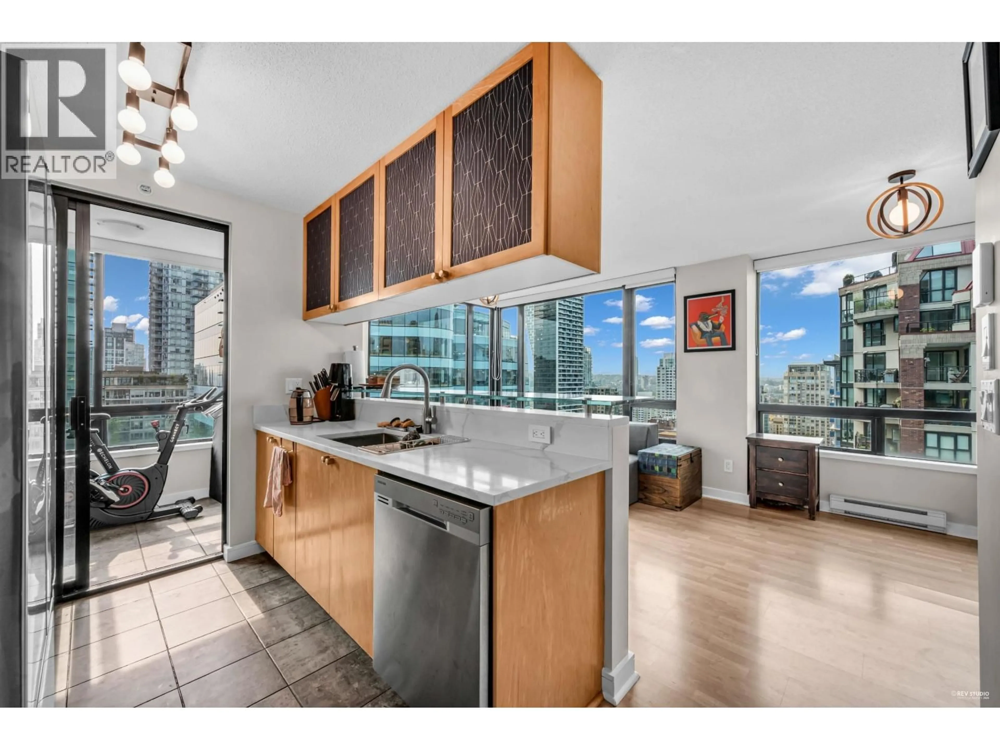 Open concept kitchen, unknown for 1504 - 1003 BURNABY STREET, Vancouver British Columbia V6E4R7