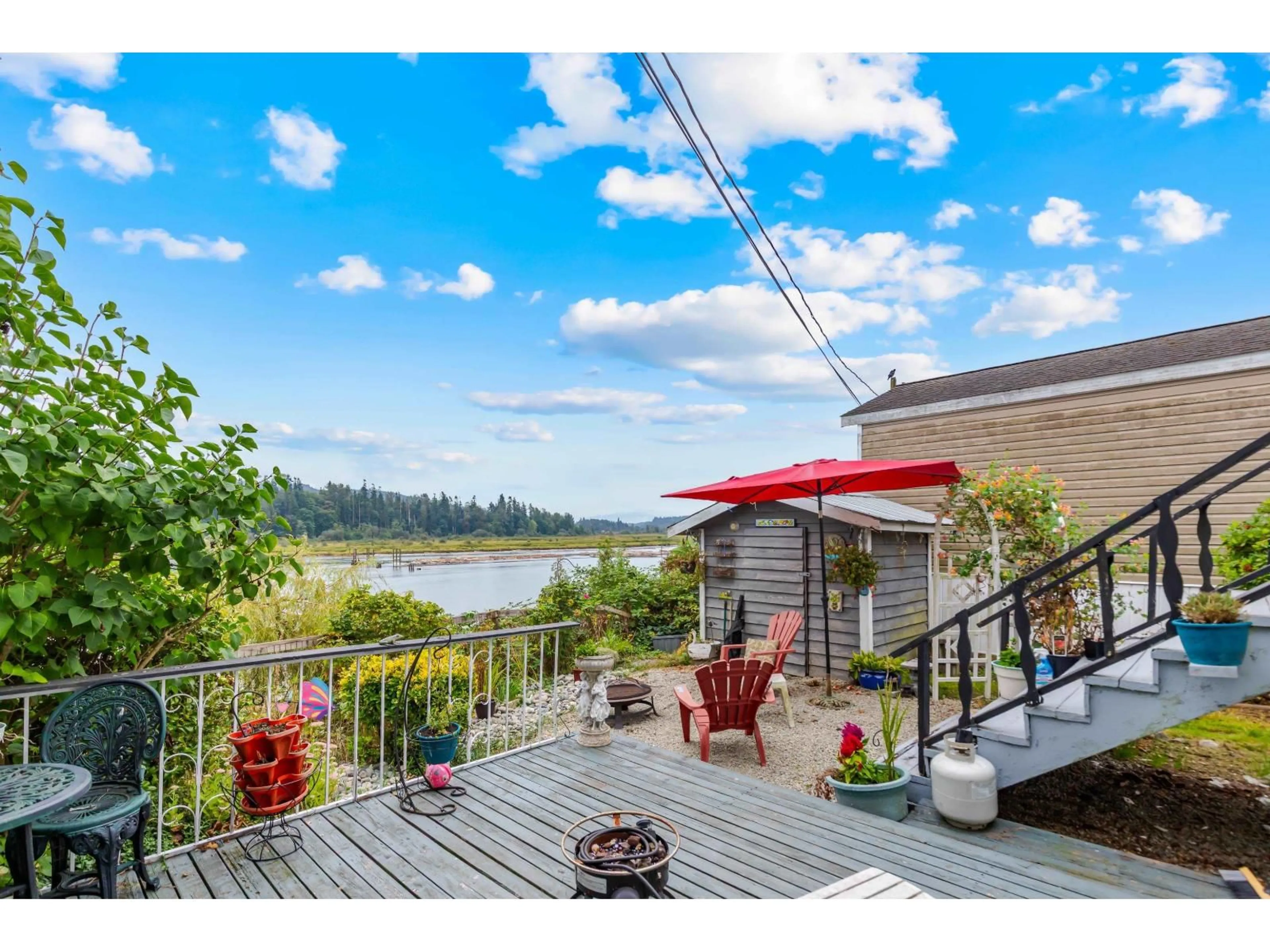 Patio, water/lake/river/ocean view for 63 - 9950 WILSON, Mission British Columbia V4S1B3