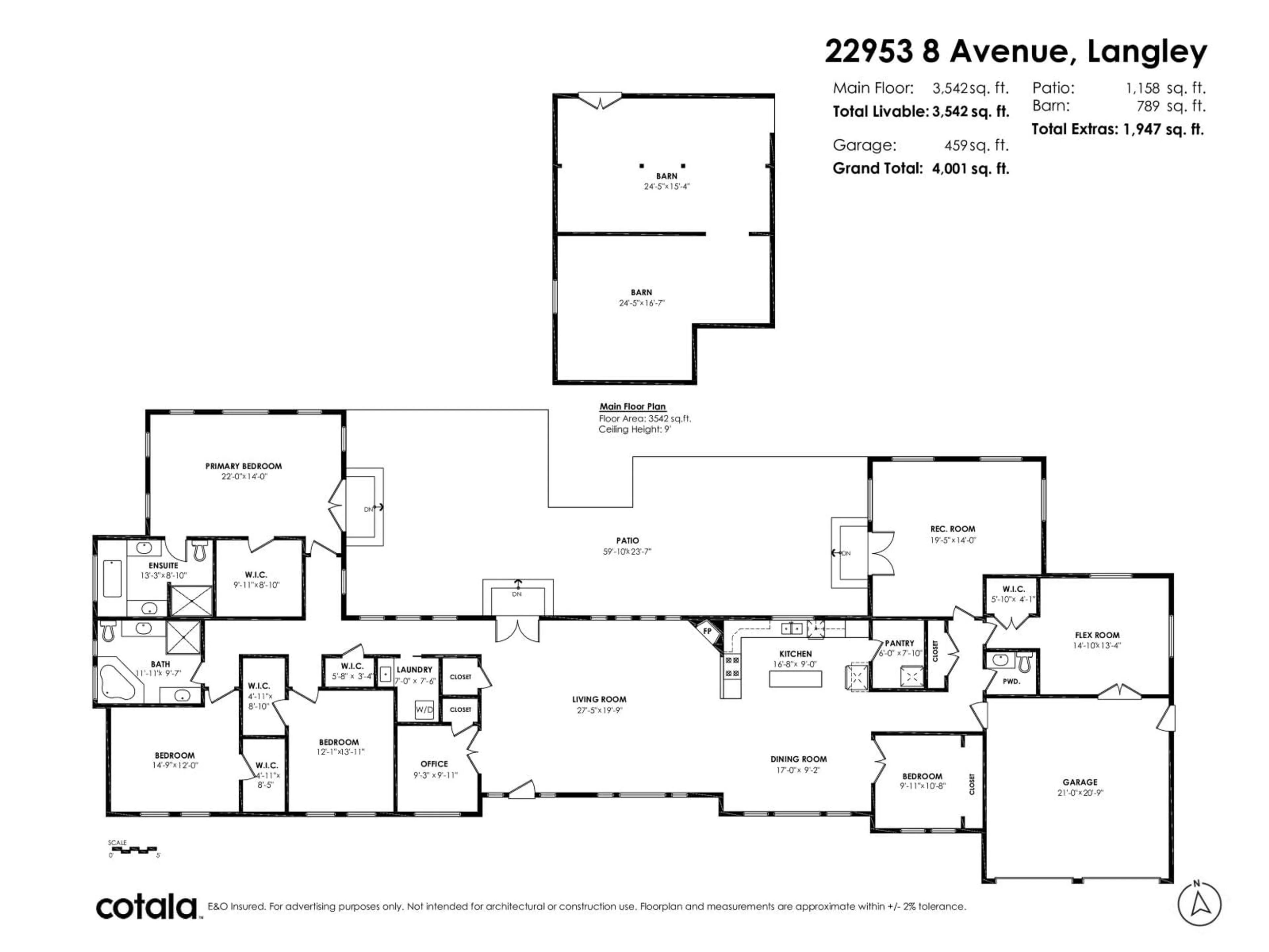 Floor plan for 22953 8TH, Langley British Columbia V2Z2W3
