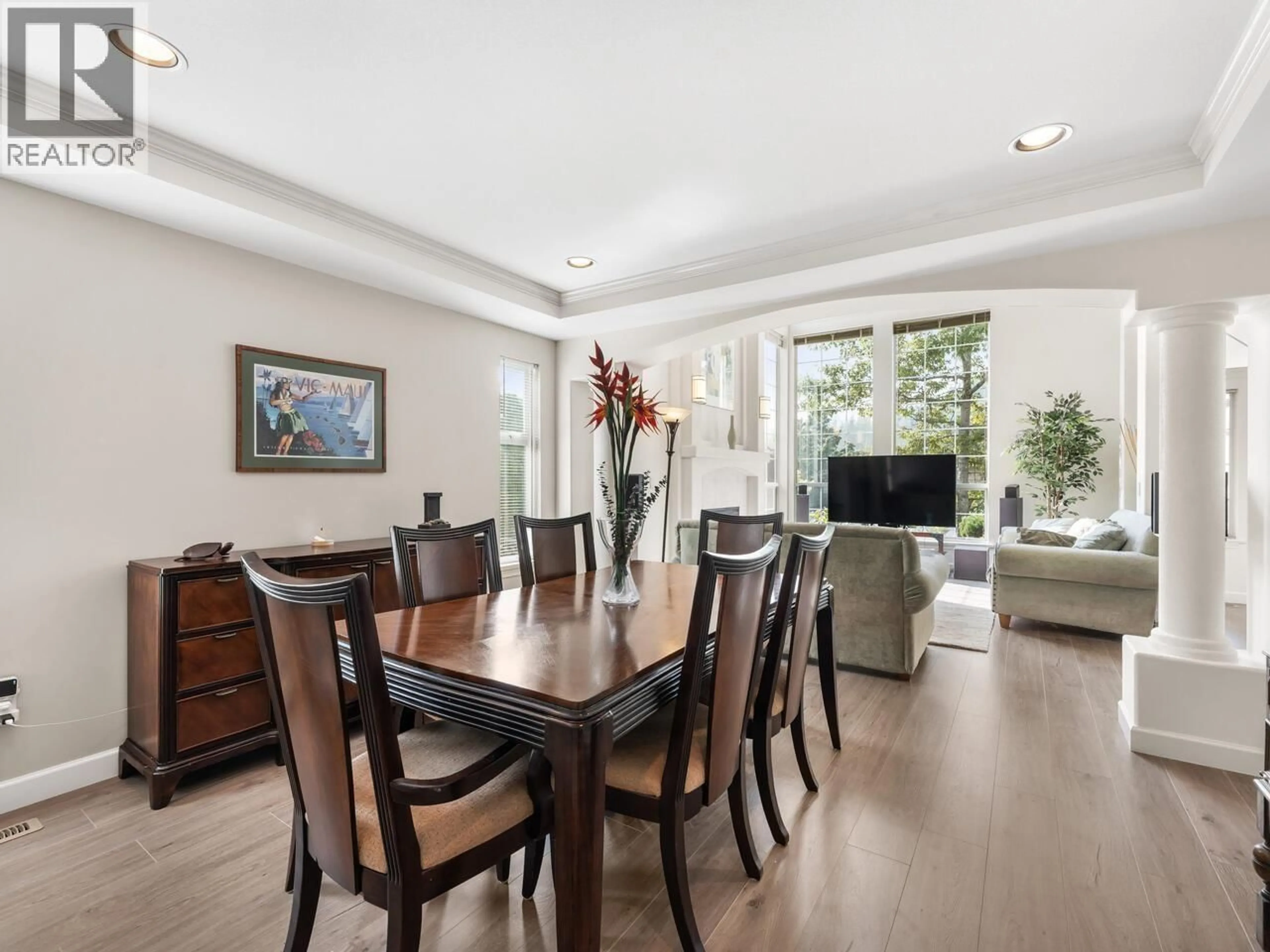 Dining room, wood/laminate floor for 1603 SUNDEW PLACE, Coquitlam British Columbia V3E2Y4