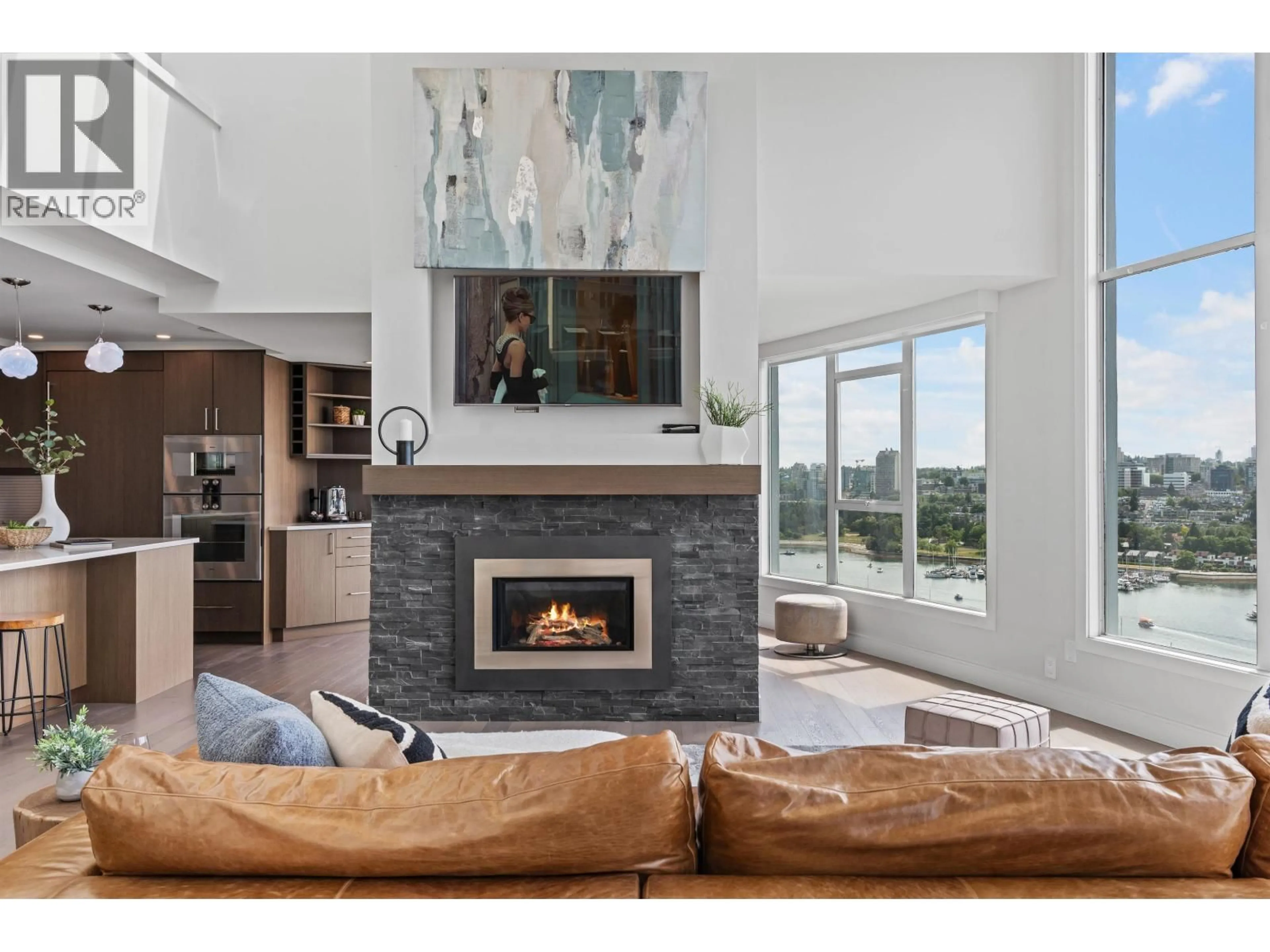 Living room with furniture, unknown for 2403 - 1500 HOWE STREET, Vancouver British Columbia V6Z2N1