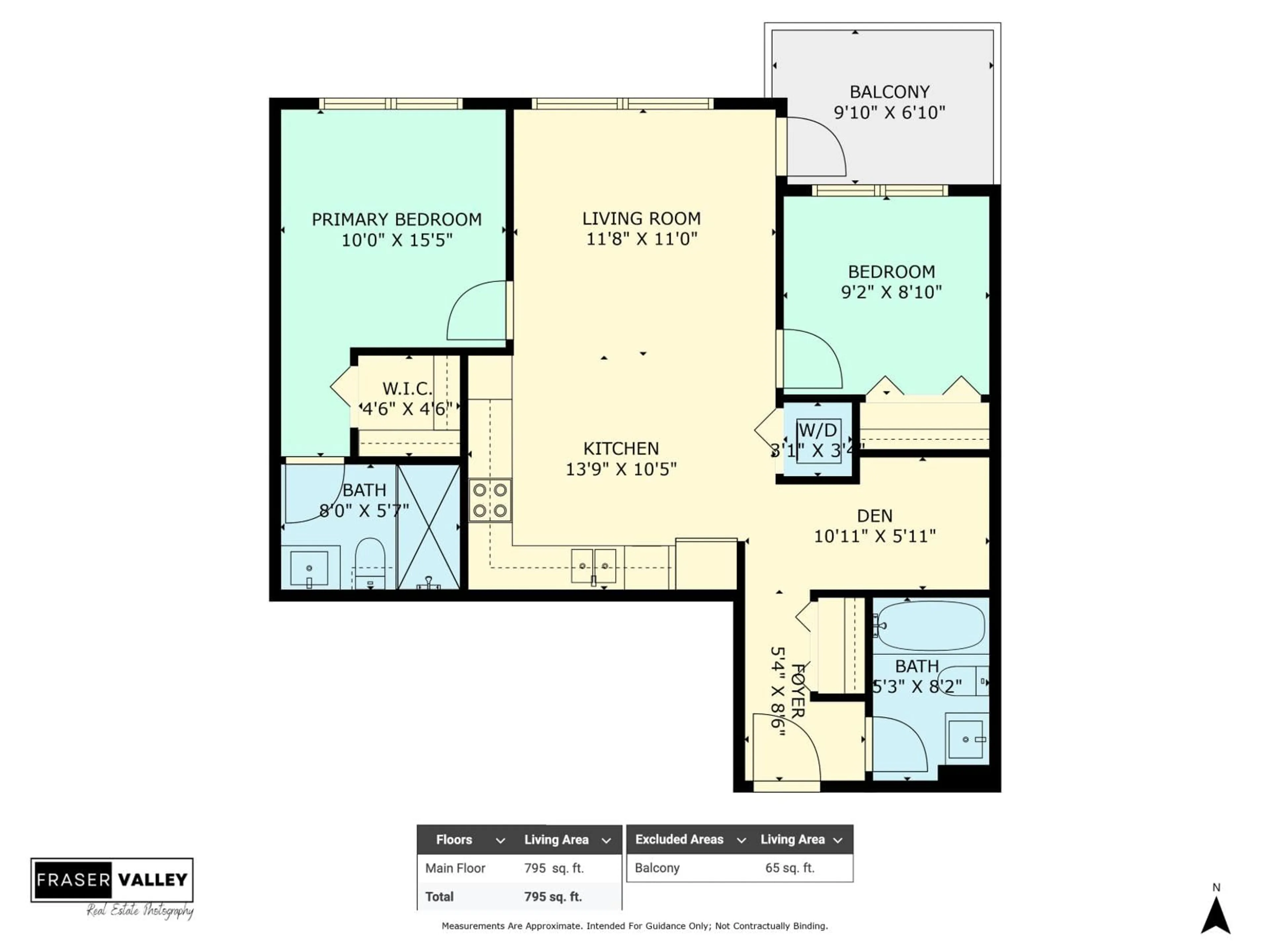 Floor plan for 509 - 13439 94A, Surrey British Columbia V3V0G9