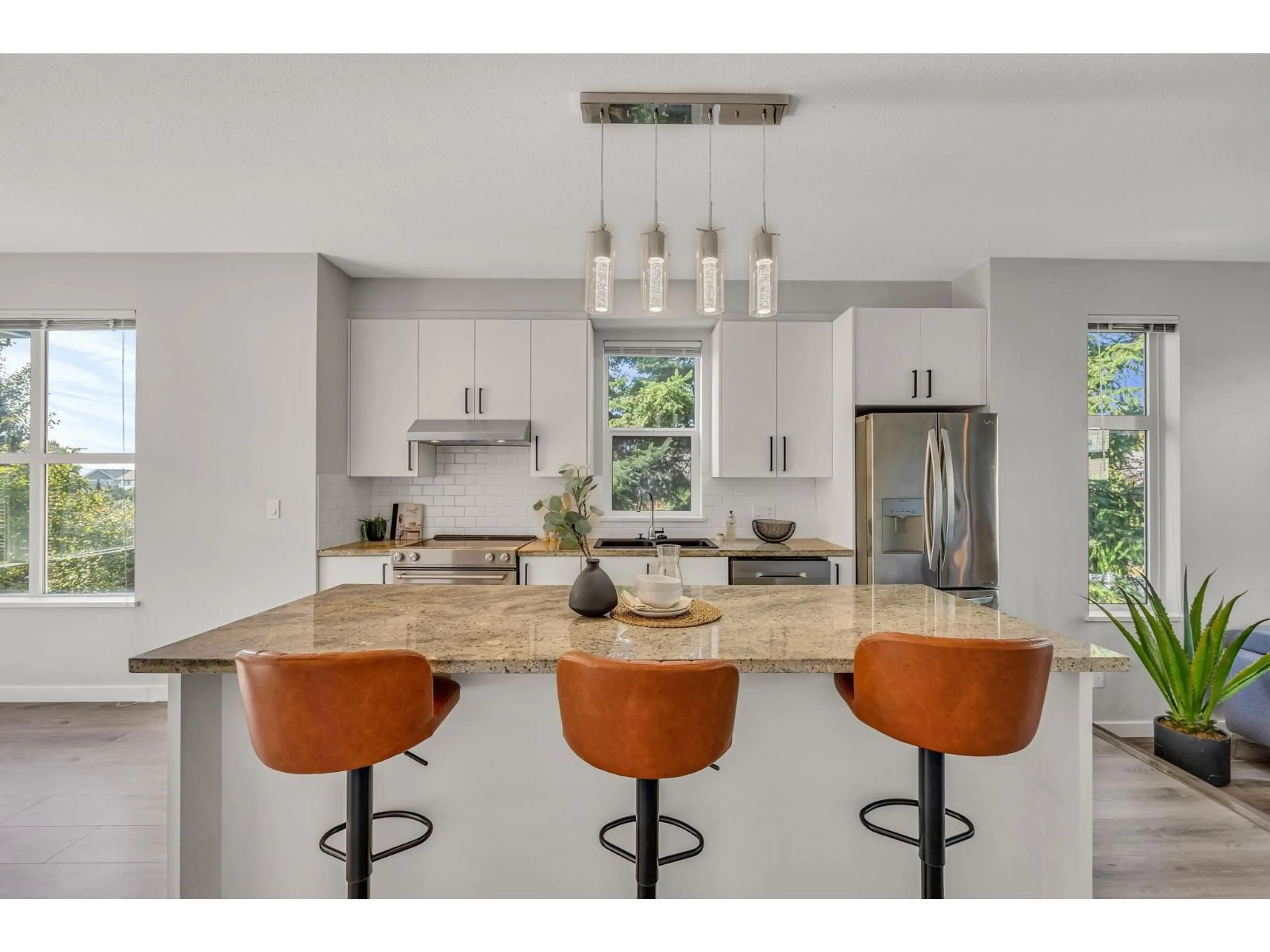 Open concept kitchen, ceramic/tile floor for 68 - 10415 DELSOM, Delta British Columbia V4C0B1
