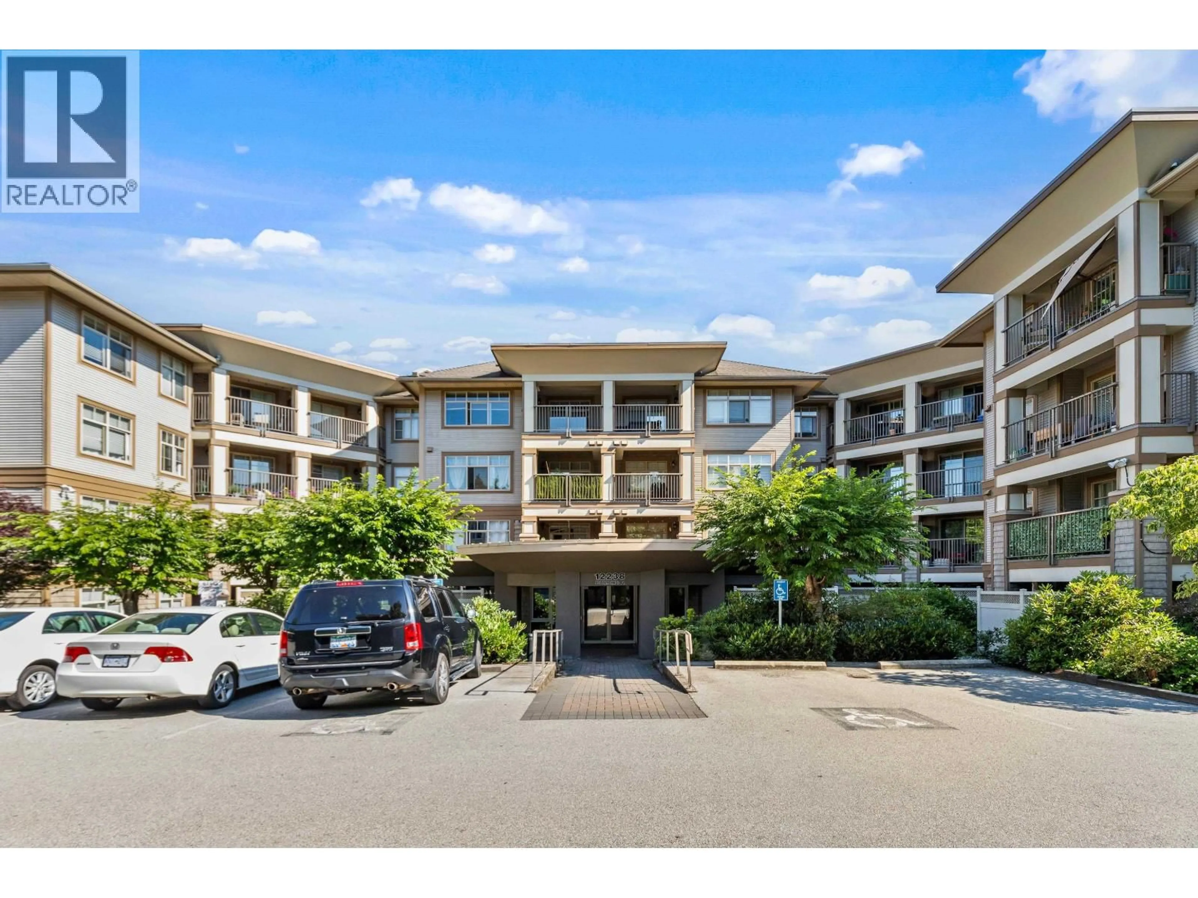A pic from outside/outdoor area/front of a property/back of a property/a pic from drone, unknown for 424 - 12238 224 STREET, Maple Ridge British Columbia V2X8W5