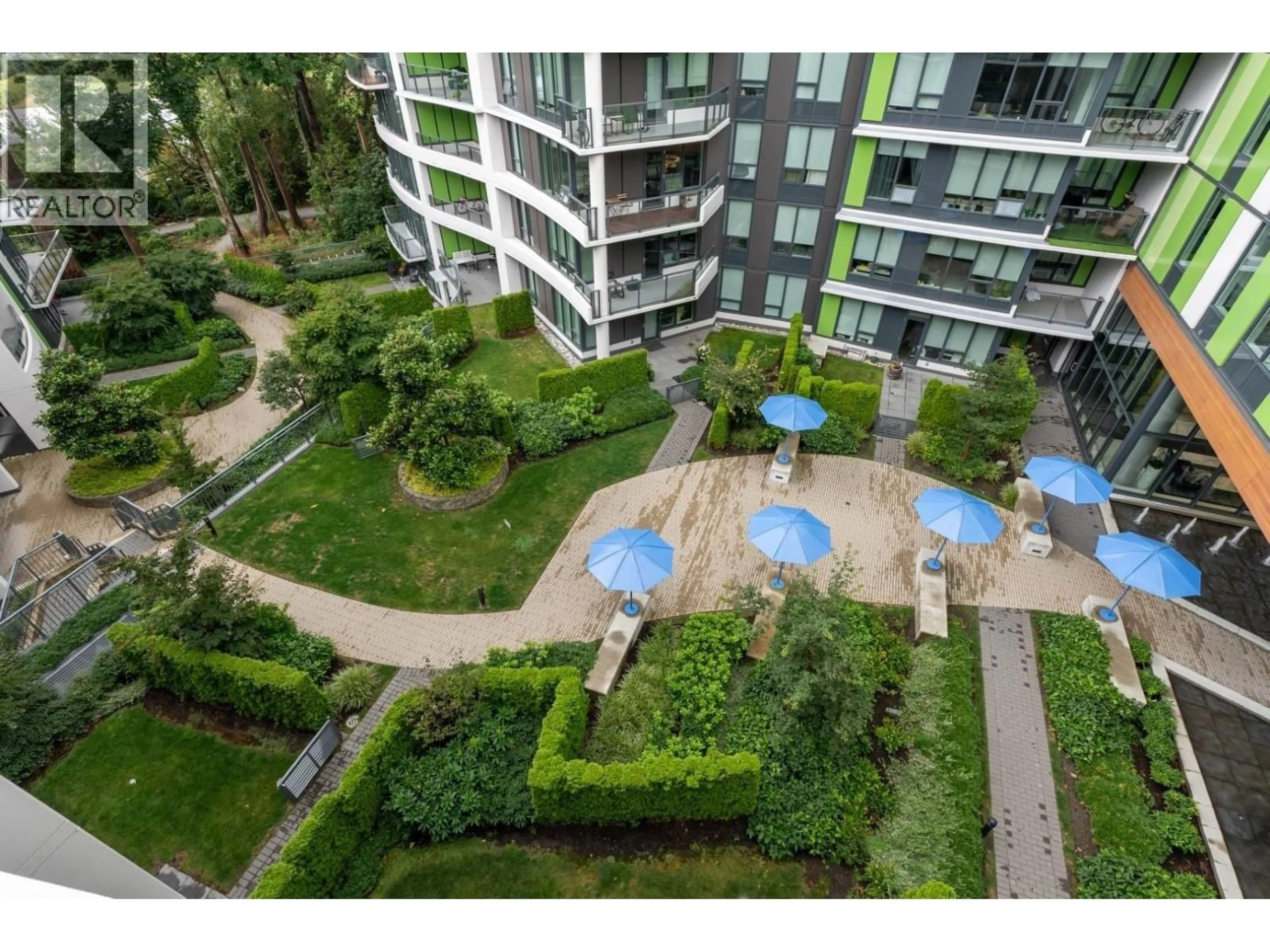 A pic from outside/outdoor area/front of a property/back of a property/a pic from drone, city buildings view from balcony for 423 - 3563 ROSS DRIVE, Vancouver British Columbia V6S0L3