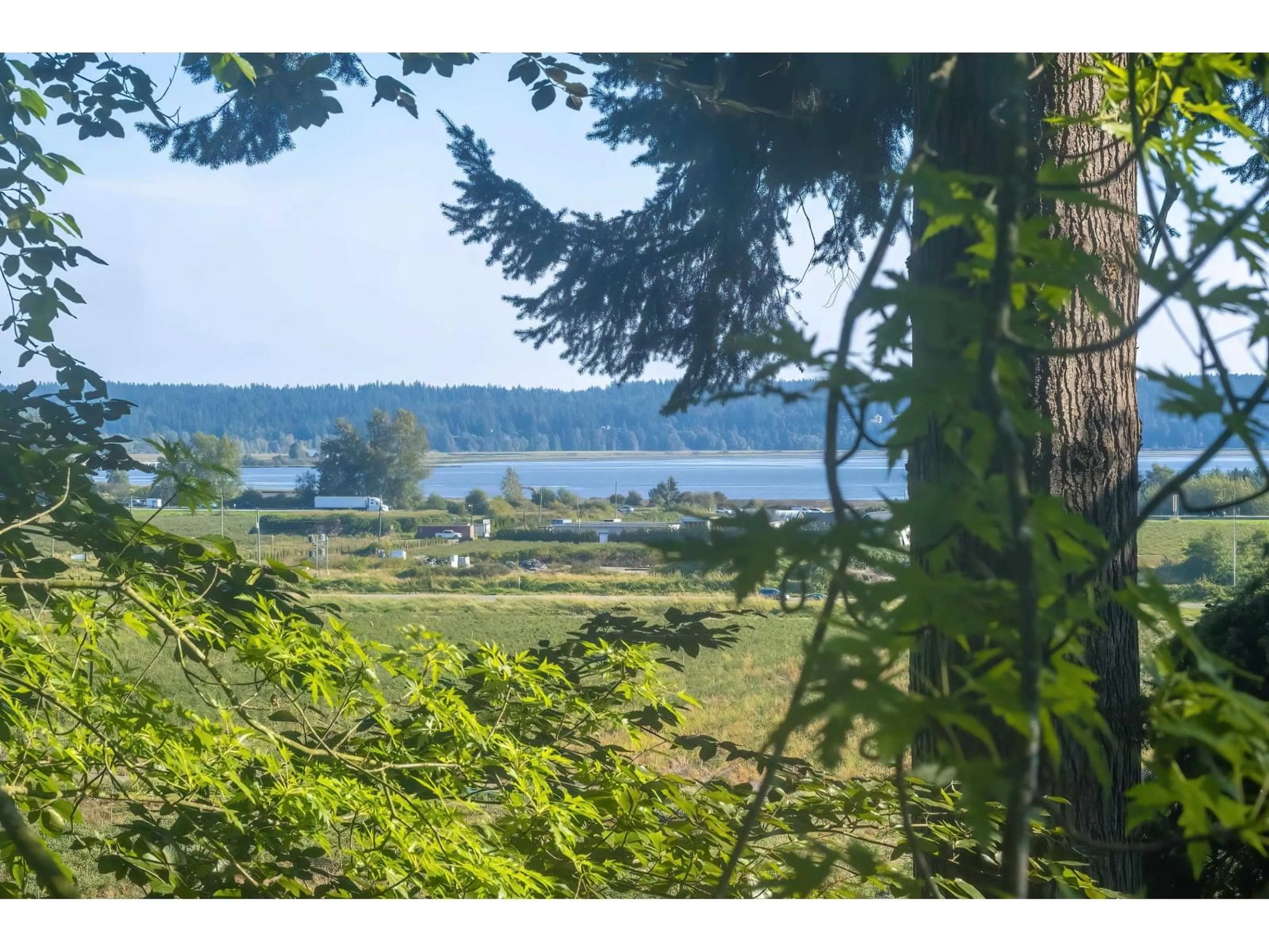 A pic from outside/outdoor area/front of a property/back of a property/a pic from drone, water/lake/river/ocean view for 5242 STATION, Surrey British Columbia V3X3C4