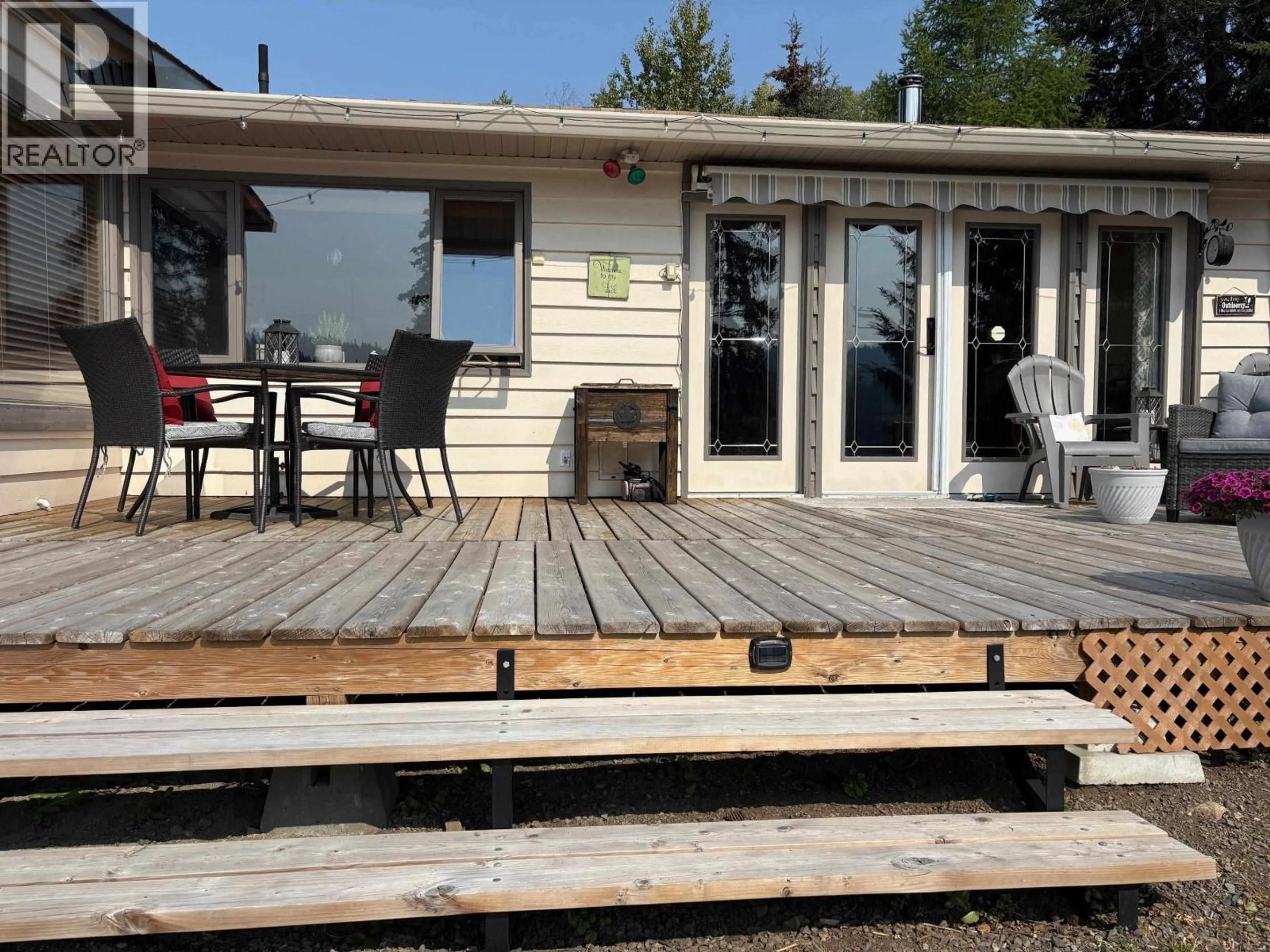 Patio, water/lake/river/ocean view for 8466 LITTLE FORT HWY 24 HIGHWAY, Bridge Lake British Columbia V0K1E0