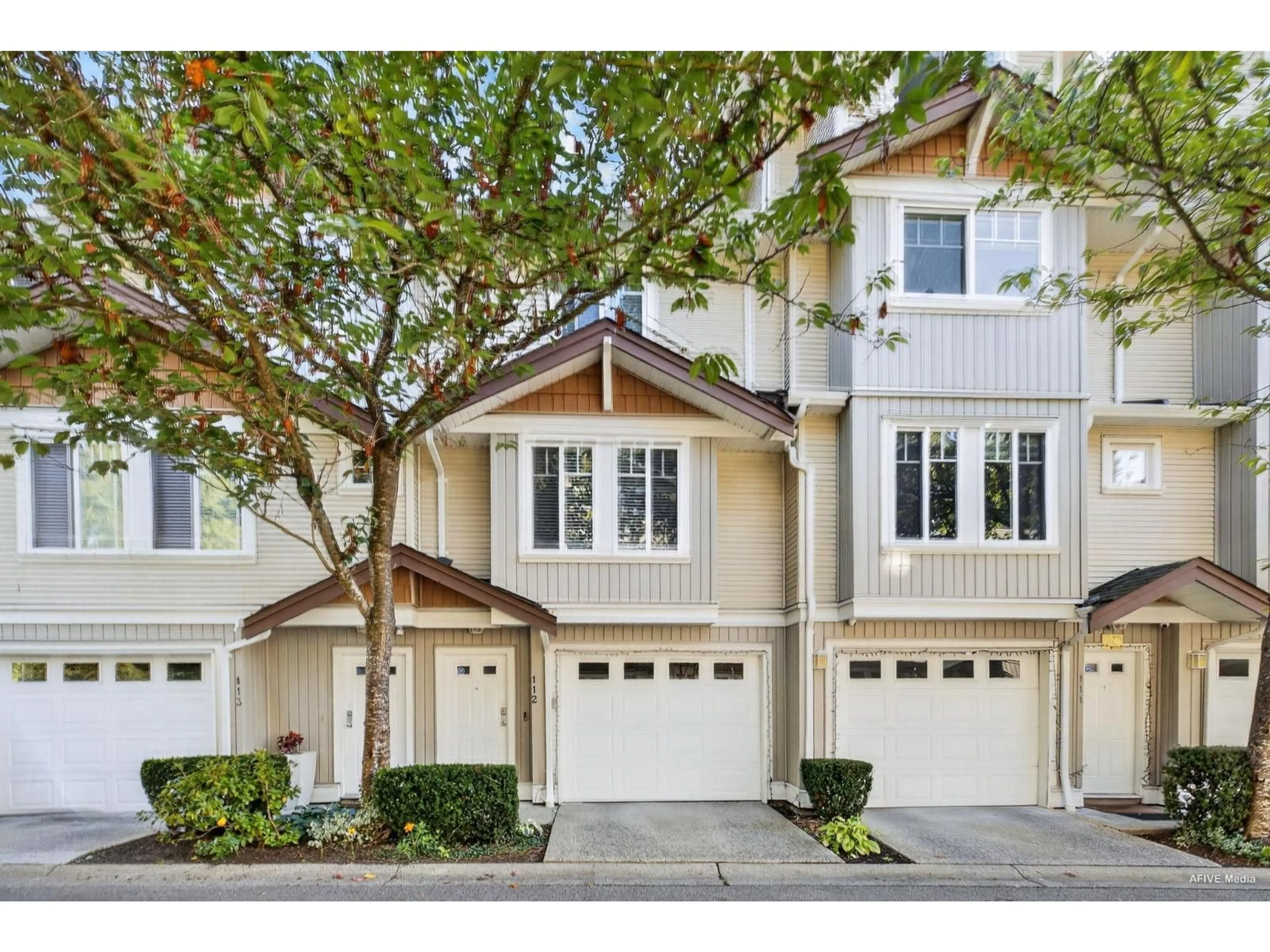 Home with vinyl exterior material, street for 112 - 12711 64, Surrey British Columbia V3W1X1