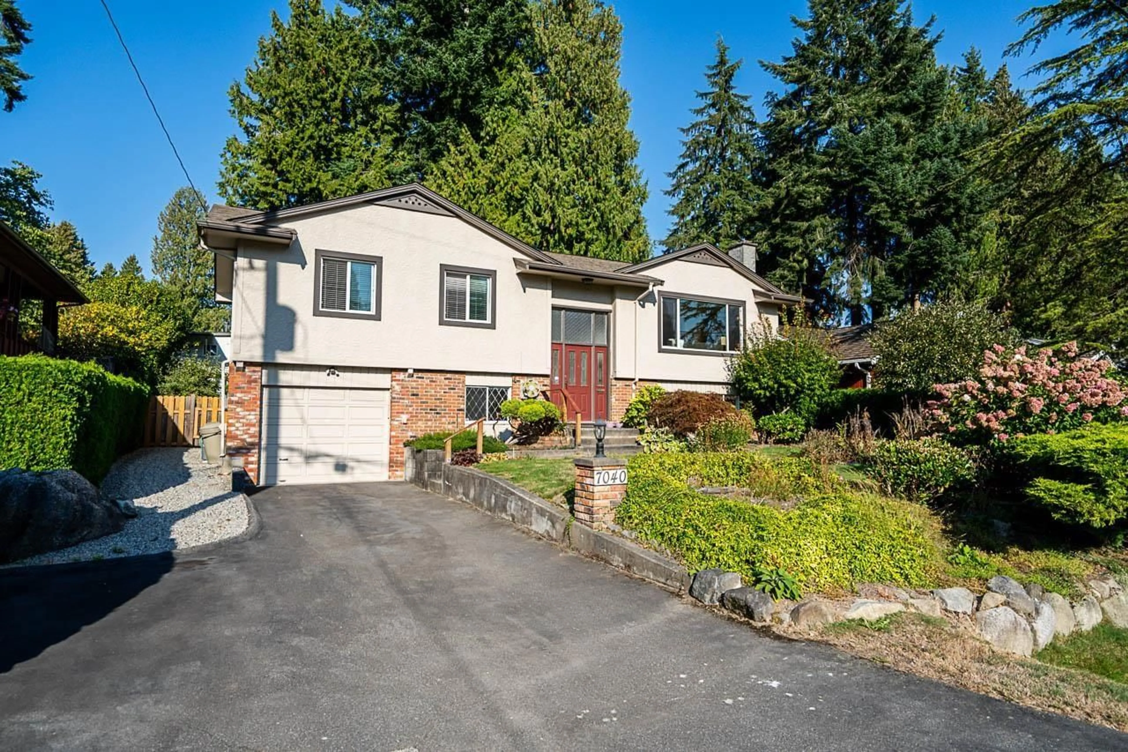 Home with vinyl exterior material, street for 7040 BARKLEY, Delta British Columbia V4E1T6