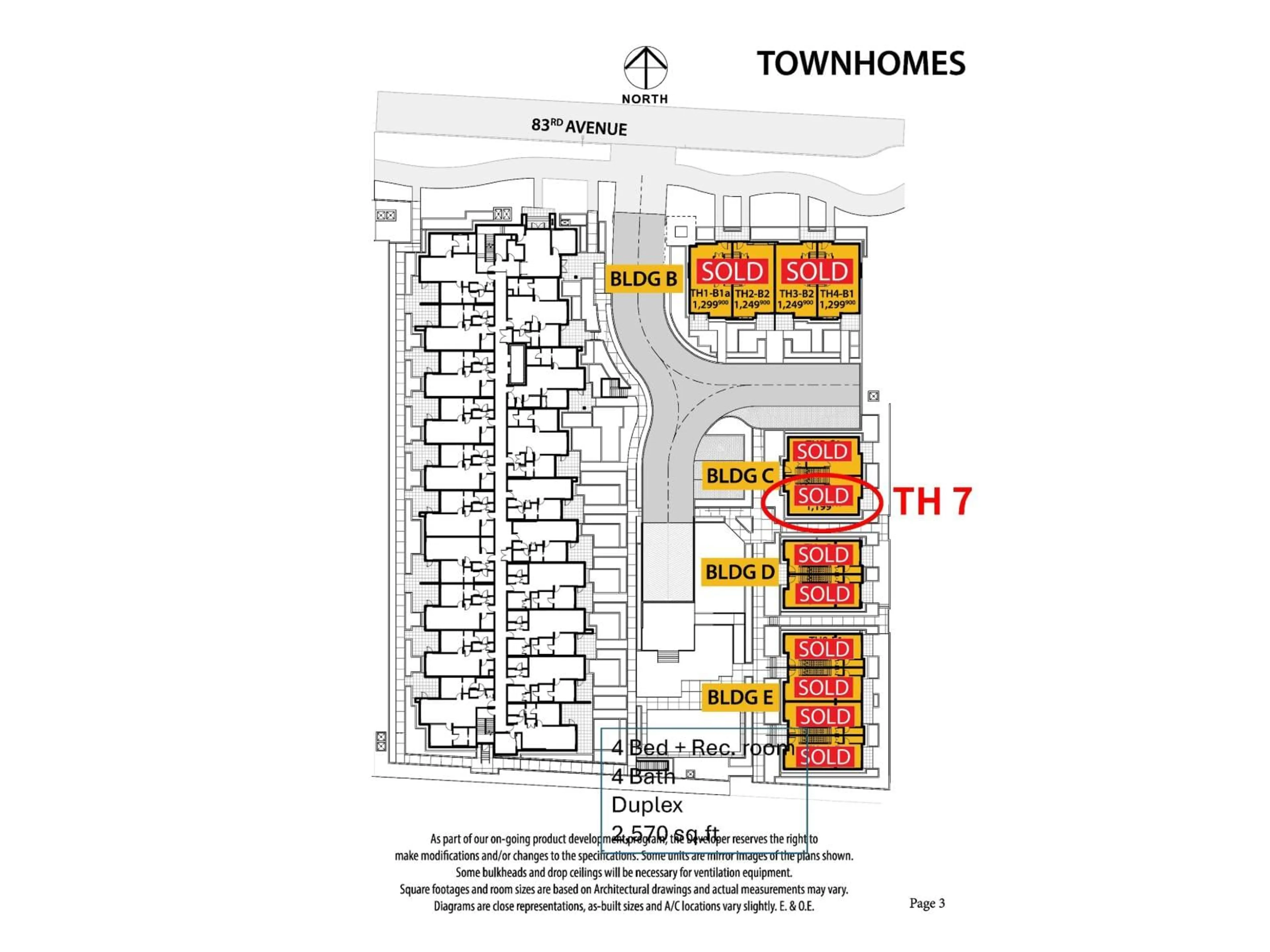 Floor plan for 7 - 20926 83, Langley British Columbia V2Y3Y9