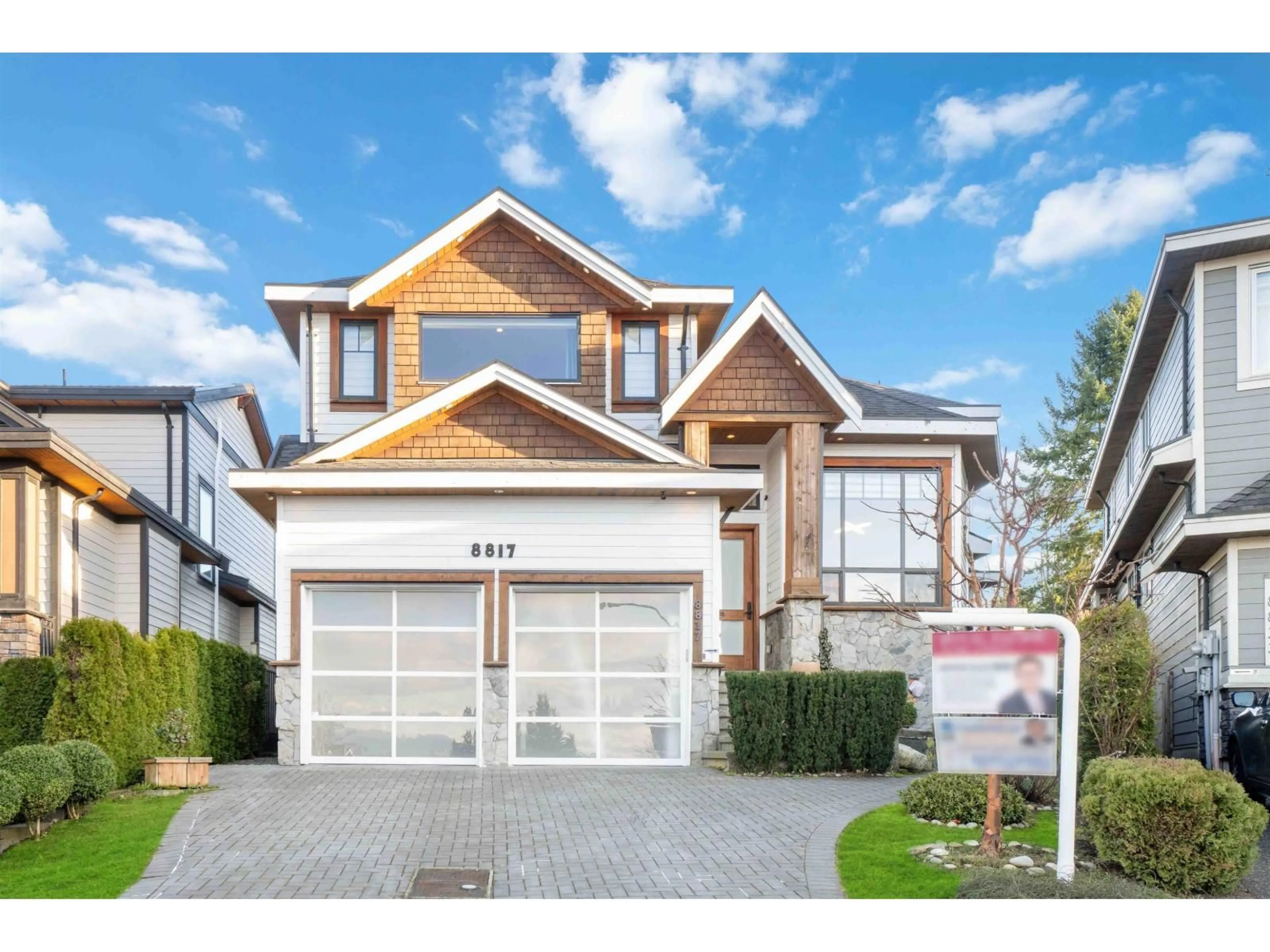 Home with vinyl exterior material, street for 8817 STEGAVIK, Delta British Columbia V4C0C6