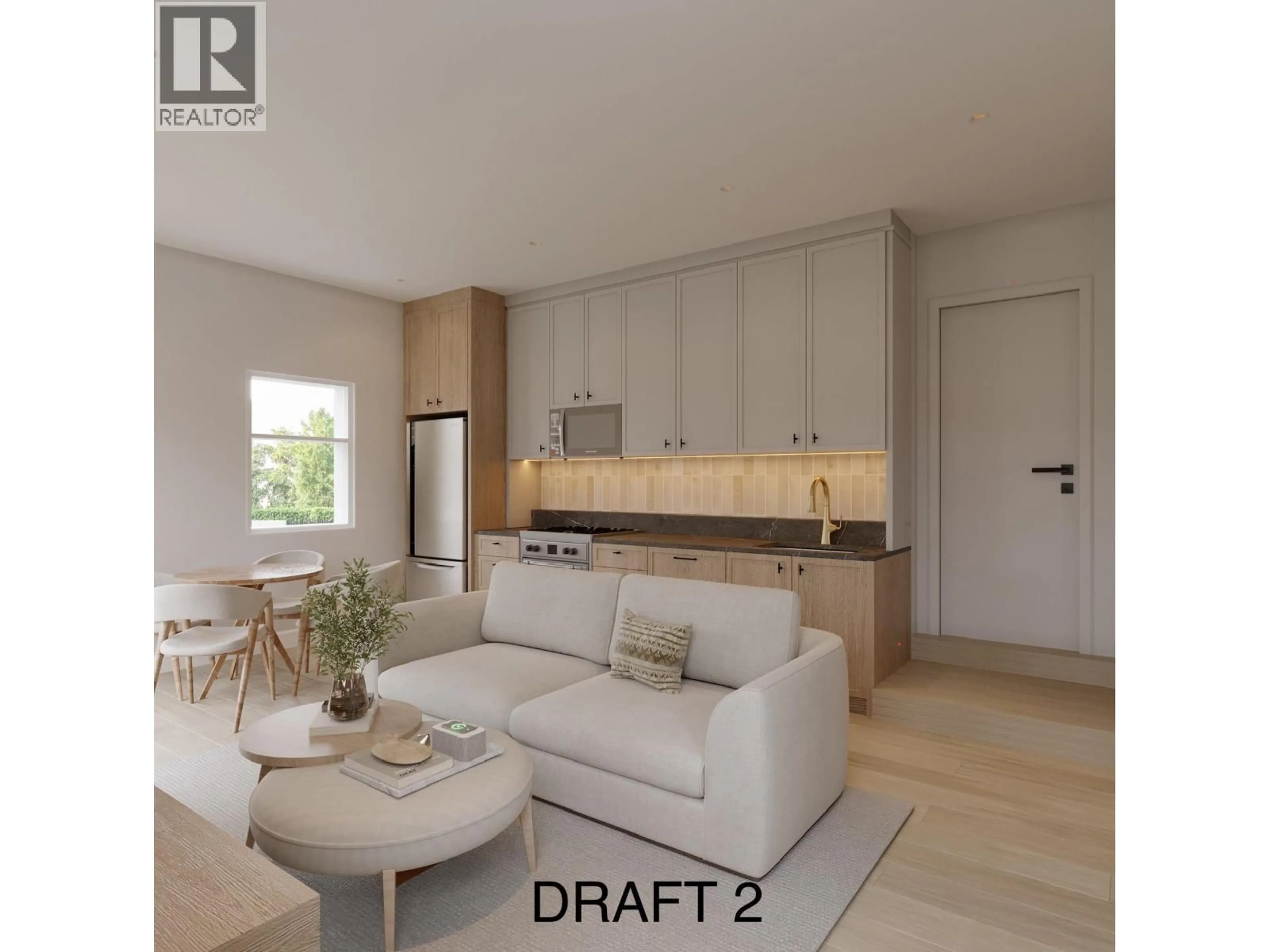 Open concept kitchen, wood/laminate floor for 2540 GRANT STREET, Vancouver British Columbia V5K3G7