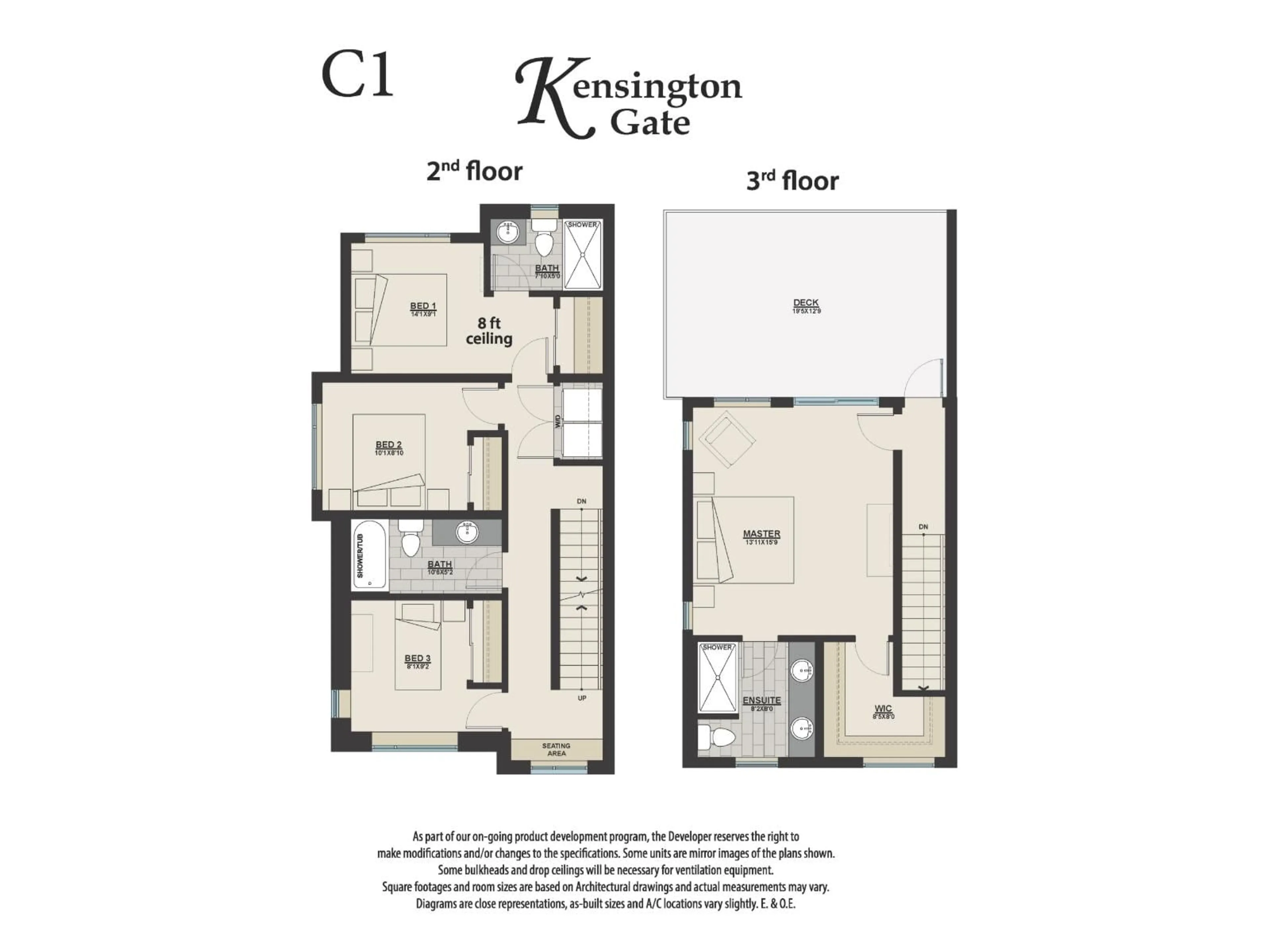 Floor plan for 8 - 20926 83, Langley British Columbia V2Y3Y9