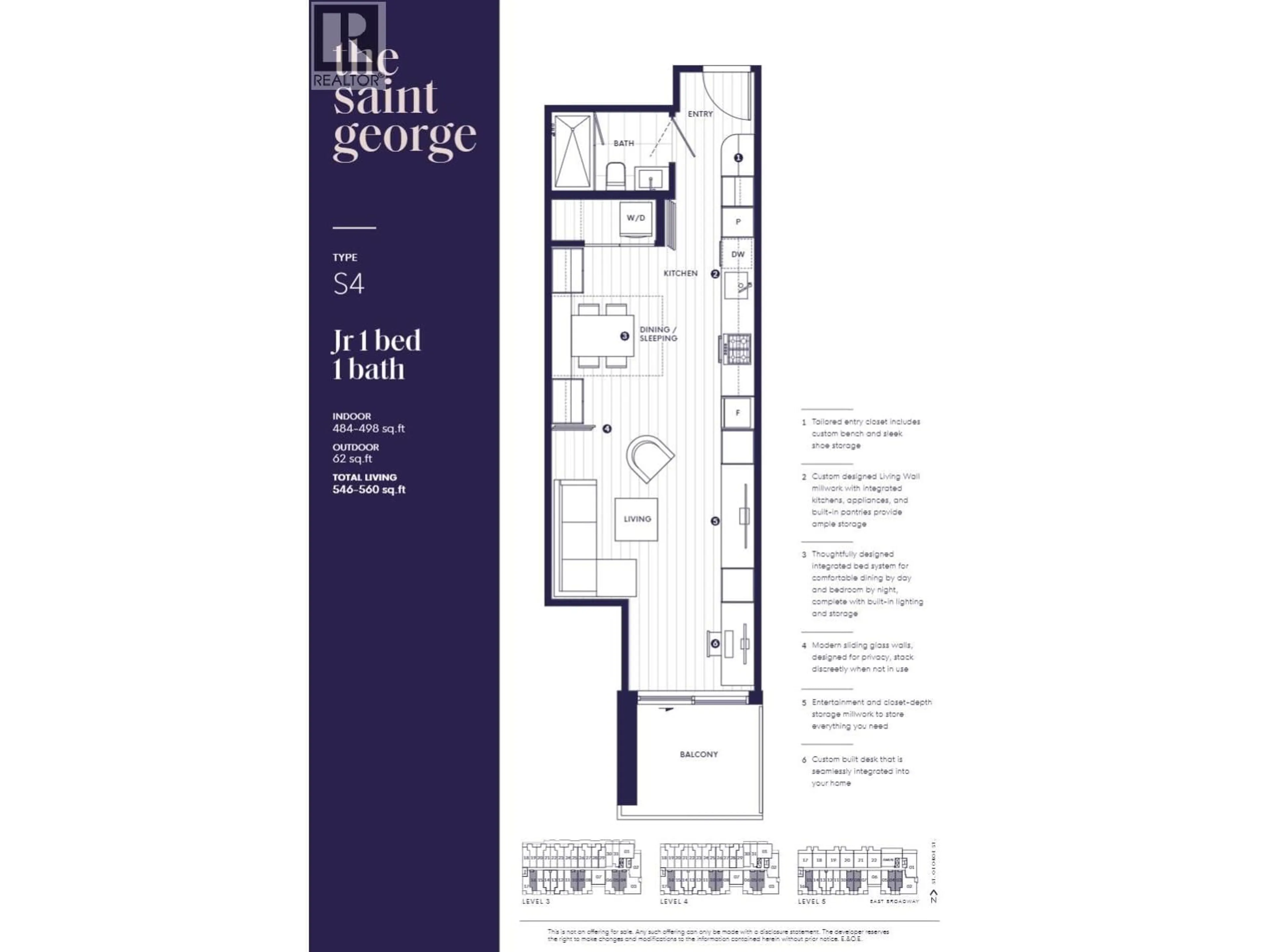 Floor plan for 316 - 471 BROADWAY, Vancouver British Columbia V0V0V0