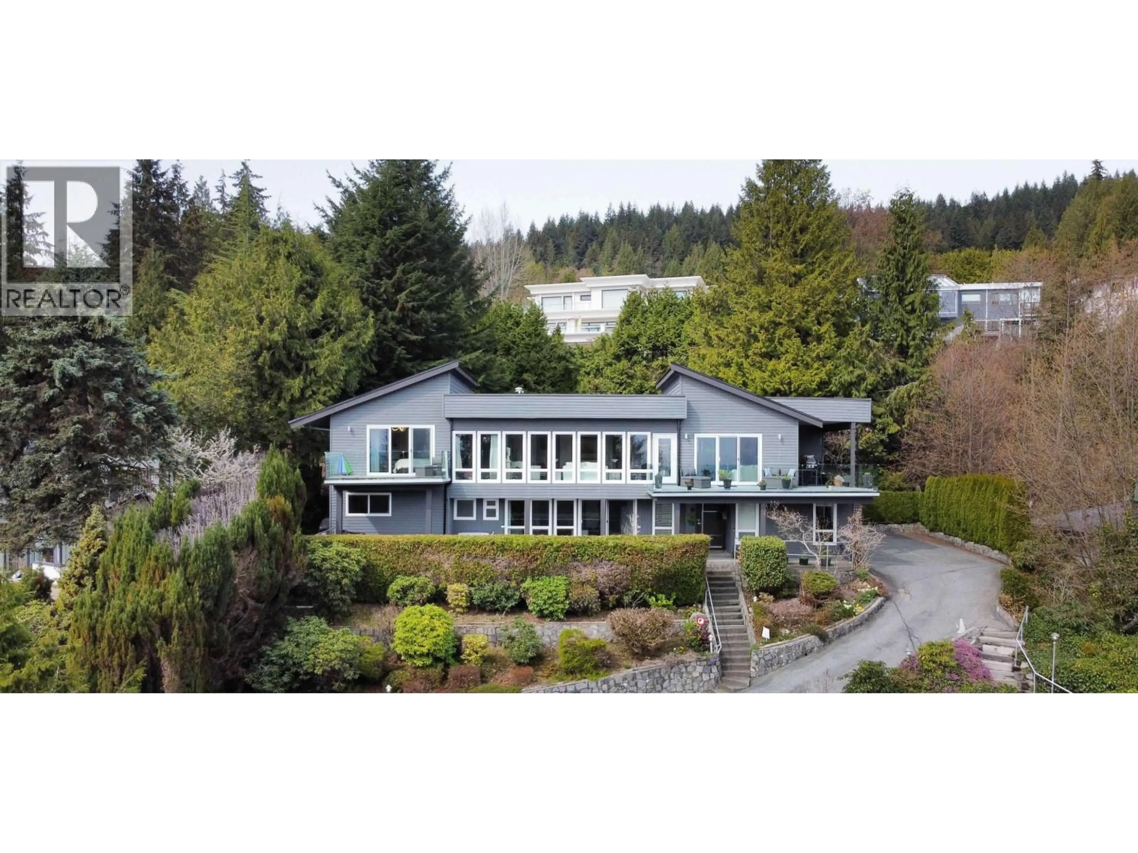 A pic from outside/outdoor area/front of a property/back of a property/a pic from drone, mountain view for 1135 GROVELAND COURT, West Vancouver British Columbia V7S1Z7