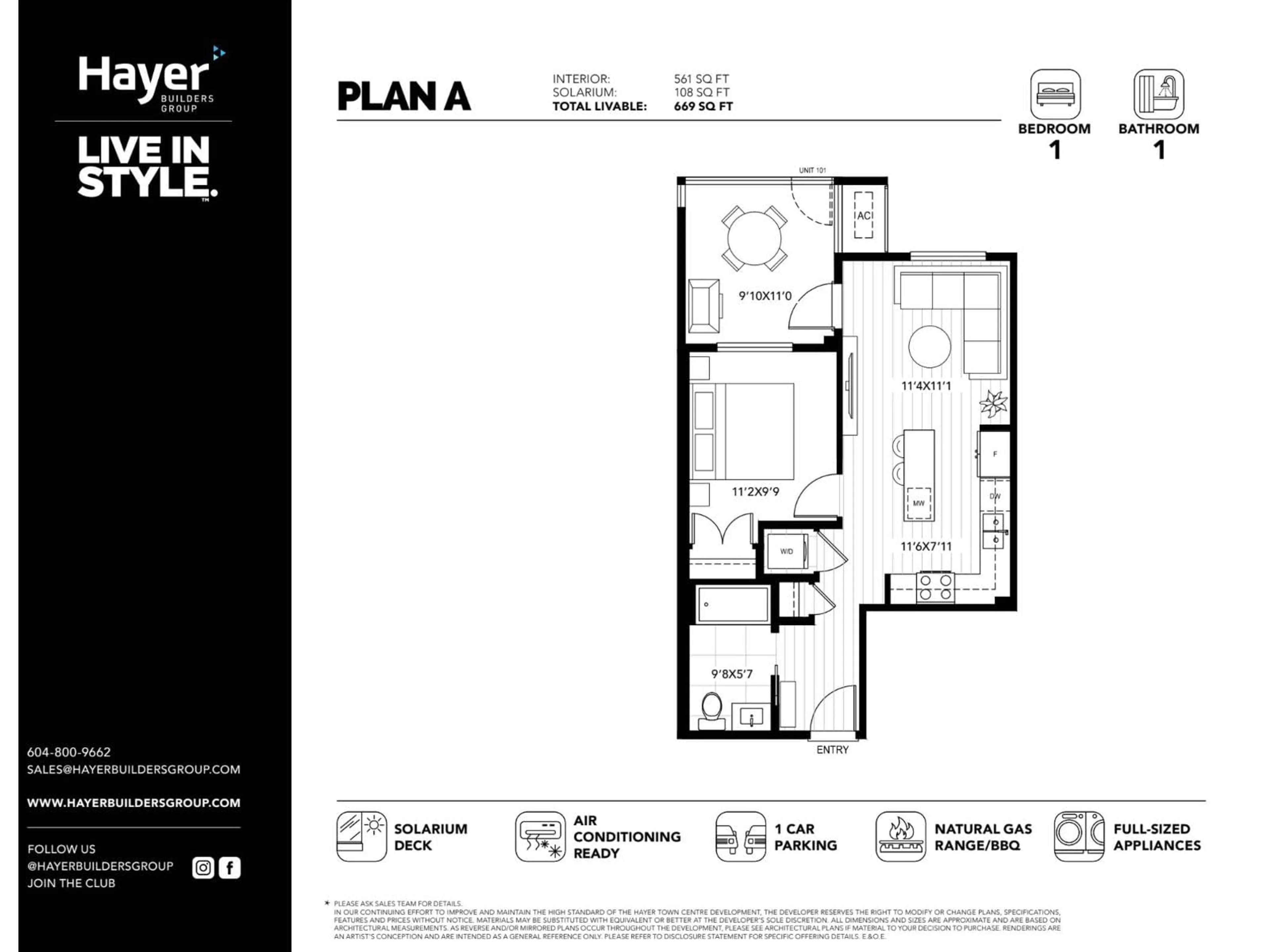 Floor plan for 501 - 19911 76, Langley British Columbia V0V0V0