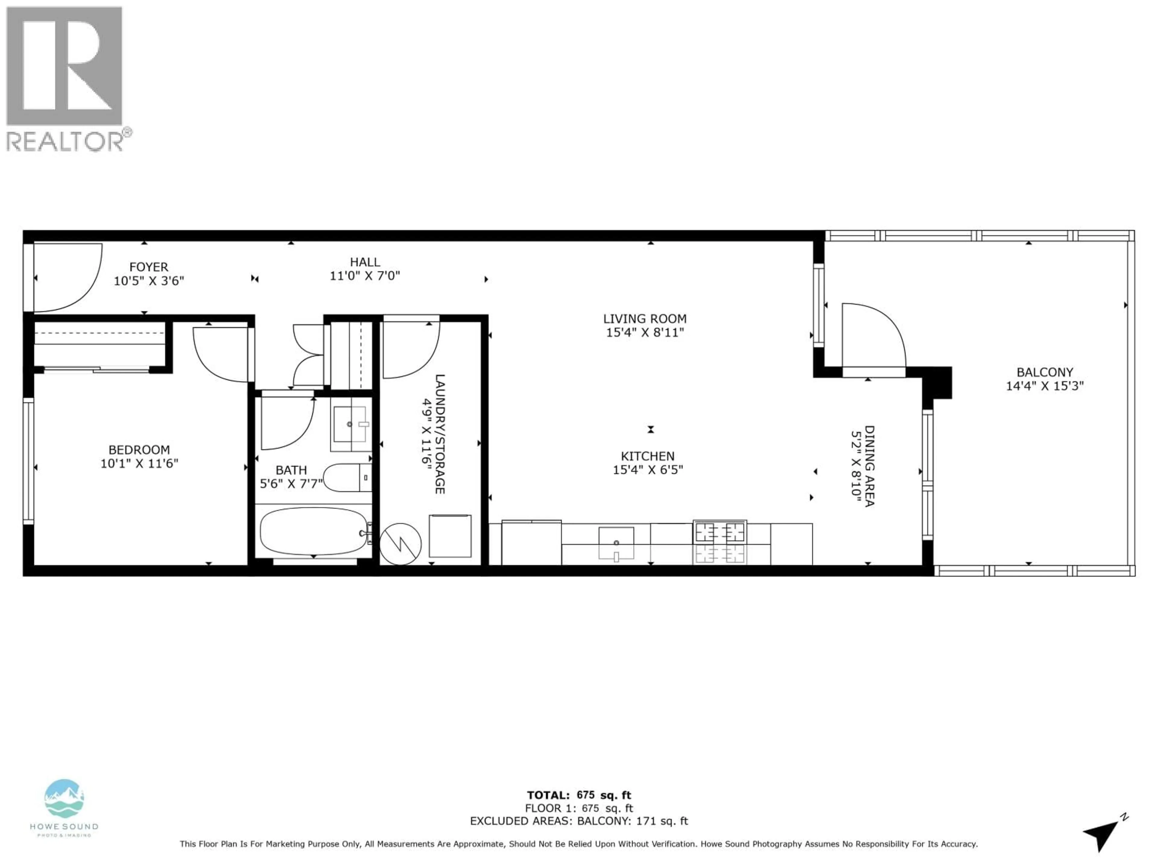 Floor plan for 420 - 38362 BUCKLEY AVENUE, Squamish British Columbia V8B0J8