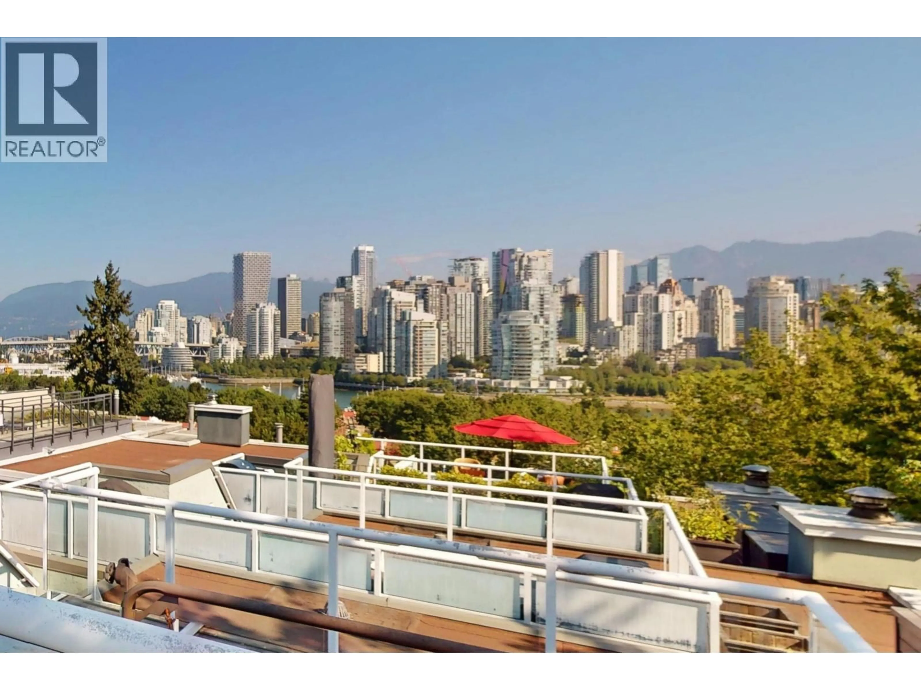 Patio, city buildings view from balcony for 2395 OAK STREET, Vancouver British Columbia V6H2J8