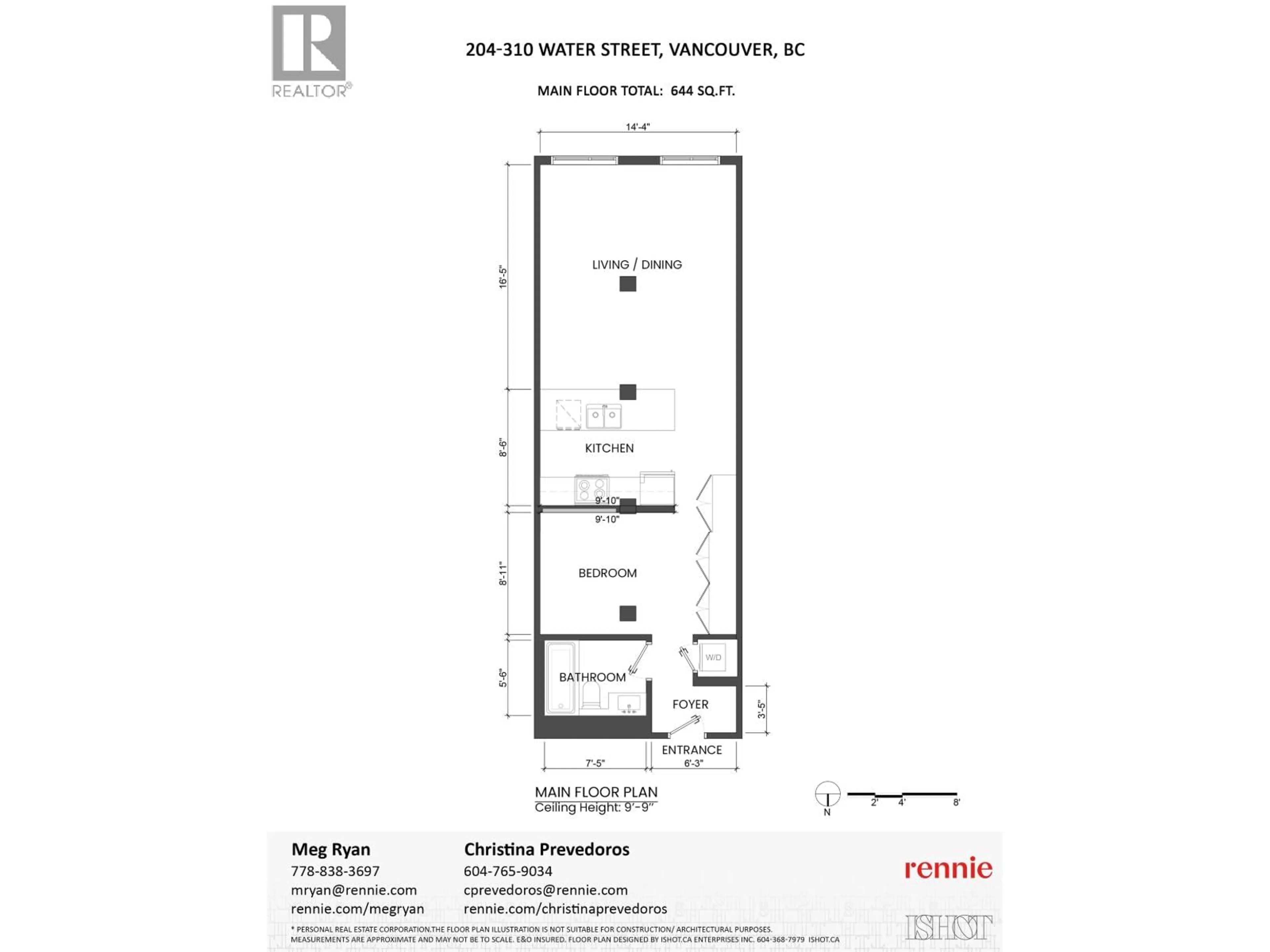 Floor plan for 204 - 310 WATER STREET, Vancouver British Columbia V6B1B6