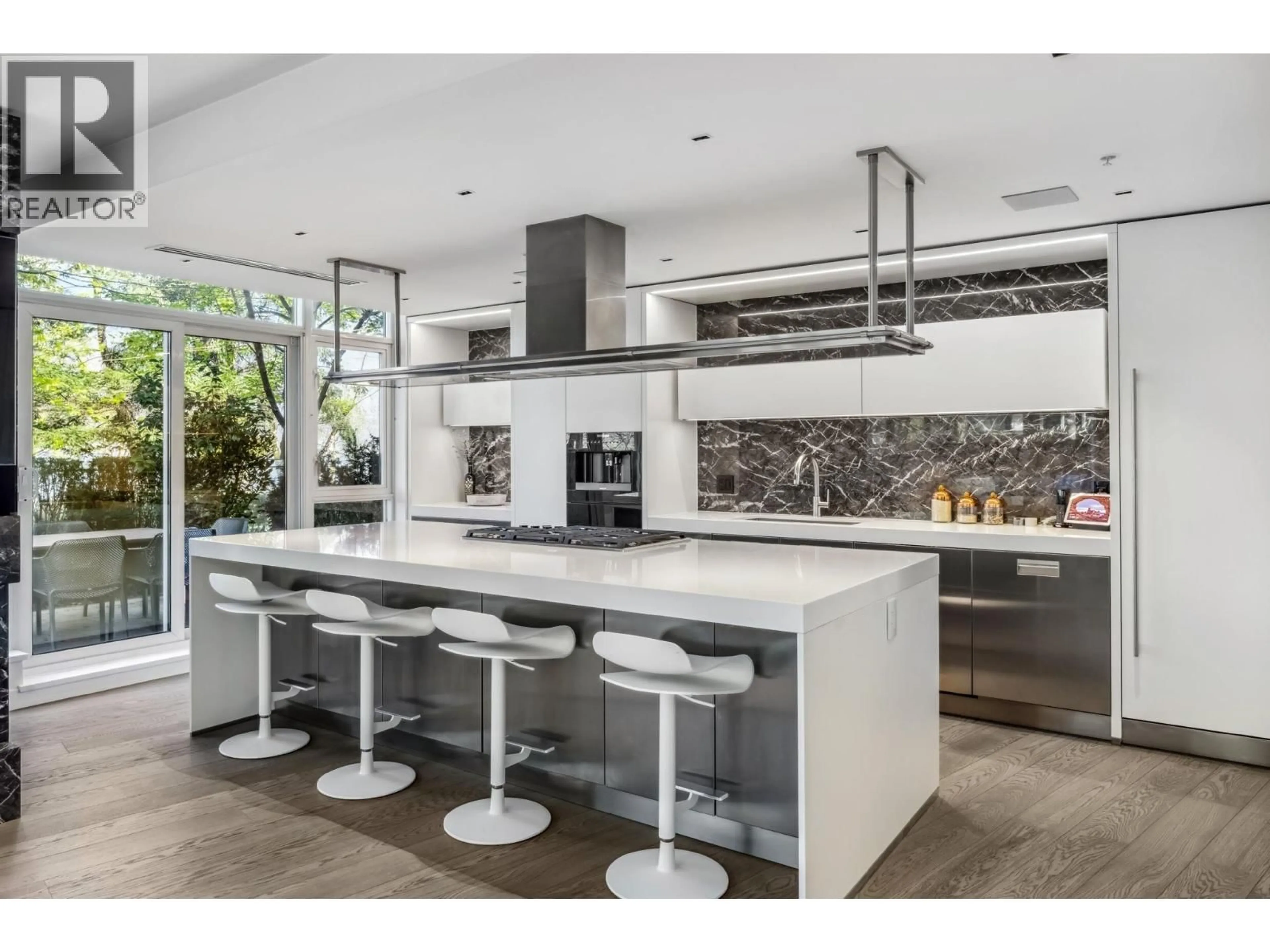 Contemporary kitchen, ceramic/tile floor for TH22 - 1281 CORDOVA STREET, Vancouver British Columbia V6C3R5