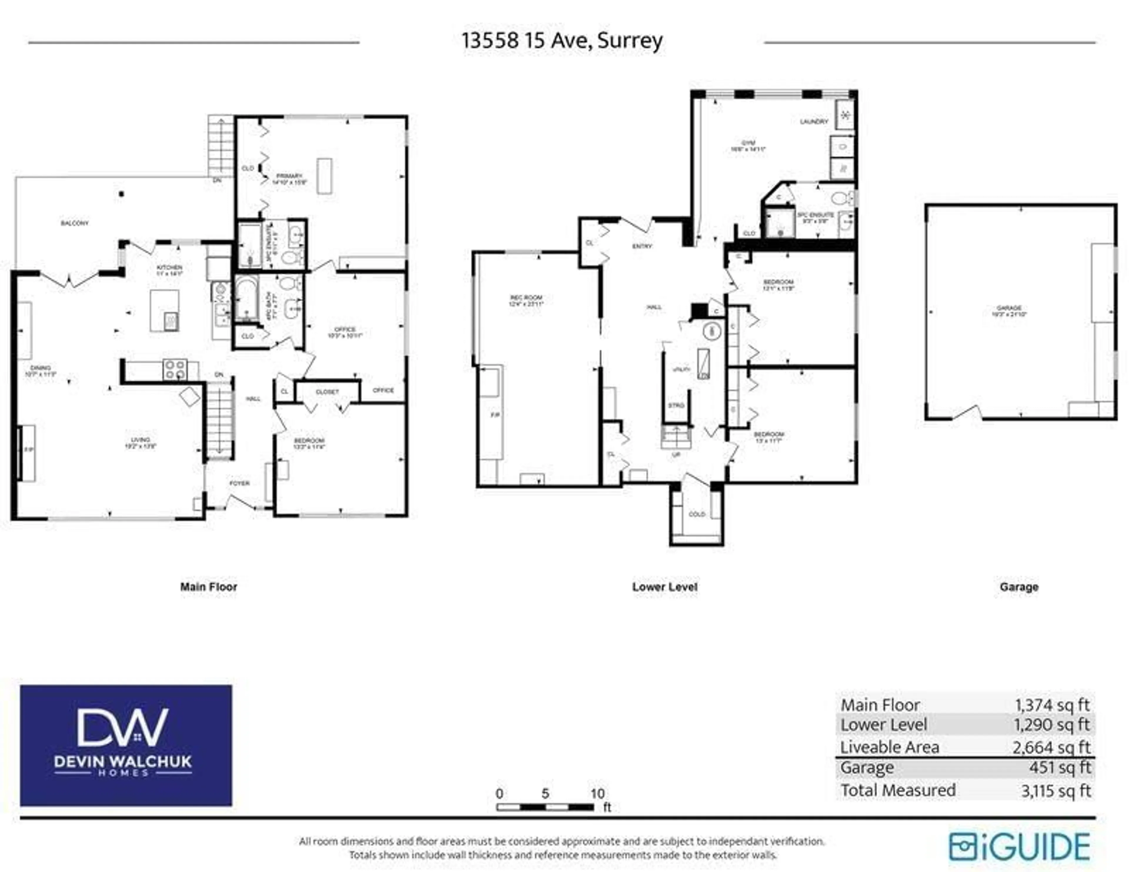Floor plan for 13558 15 AVENUE, Surrey British Columbia V4A1L2