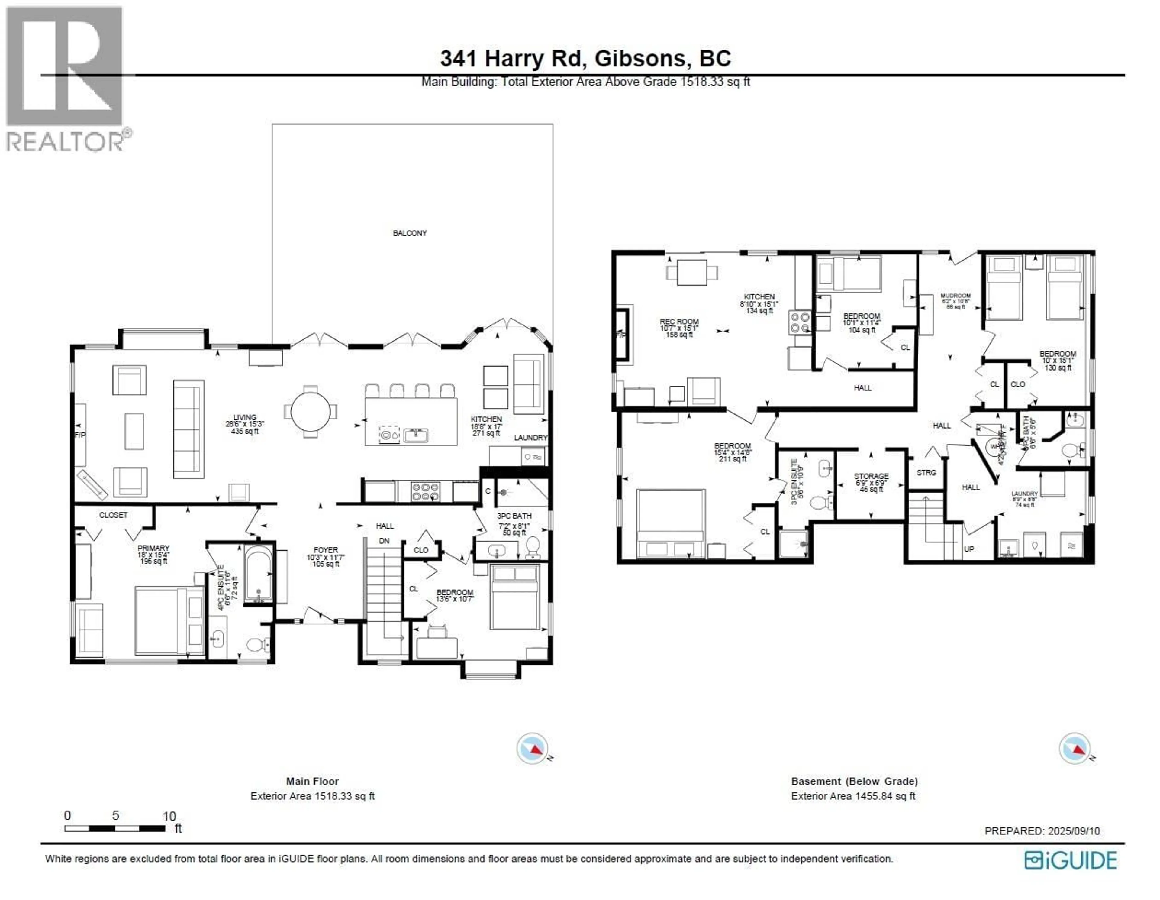 Floor plan for 341 HARRY ROAD, Gibsons British Columbia V0N1V5