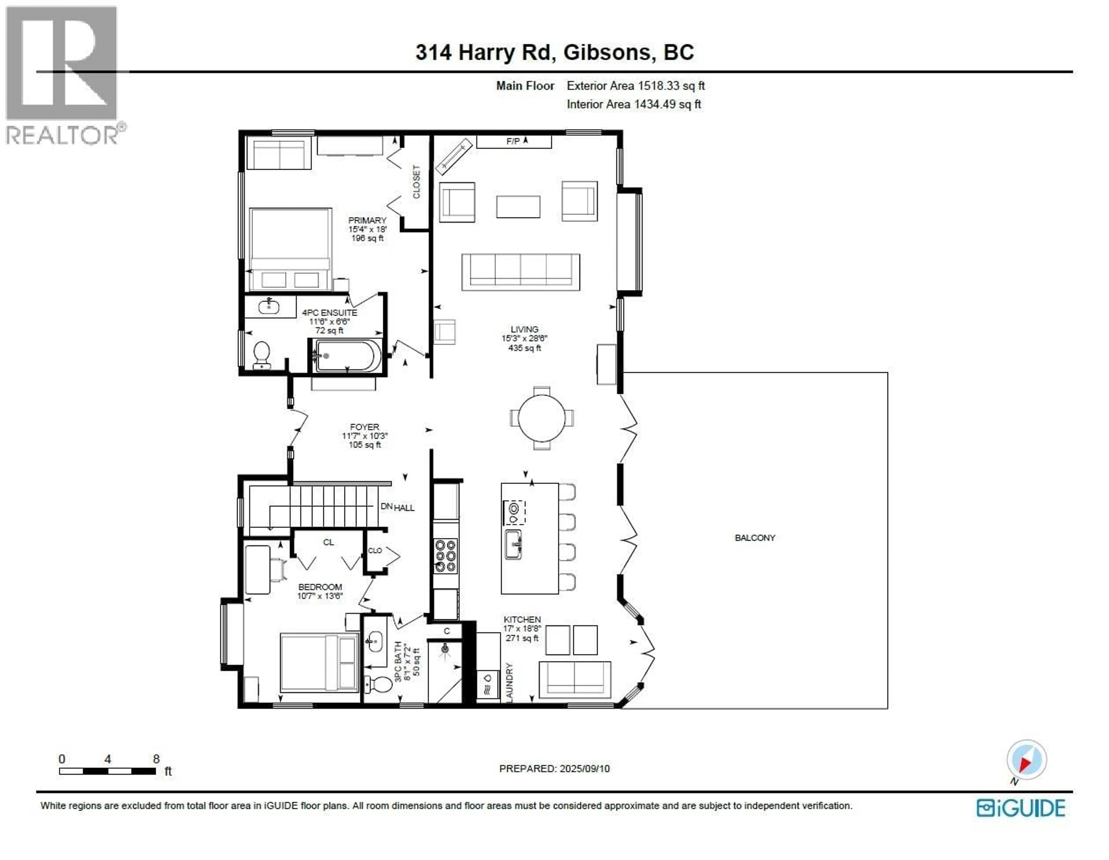 Floor plan for 341 HARRY ROAD, Gibsons British Columbia V0N1V5