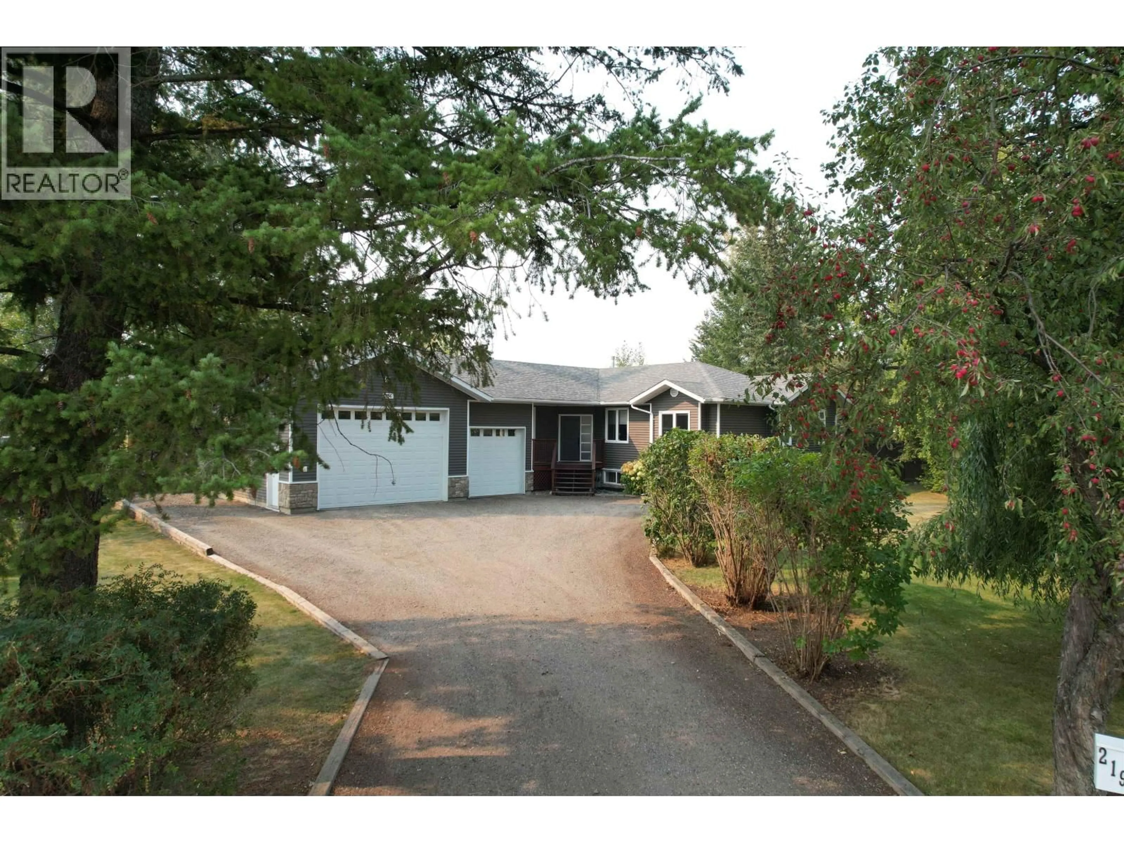 A pic from outside/outdoor area/front of a property/back of a property/a pic from drone, street for 2196 GASSOFF ROAD, Quesnel British Columbia V2J4E5