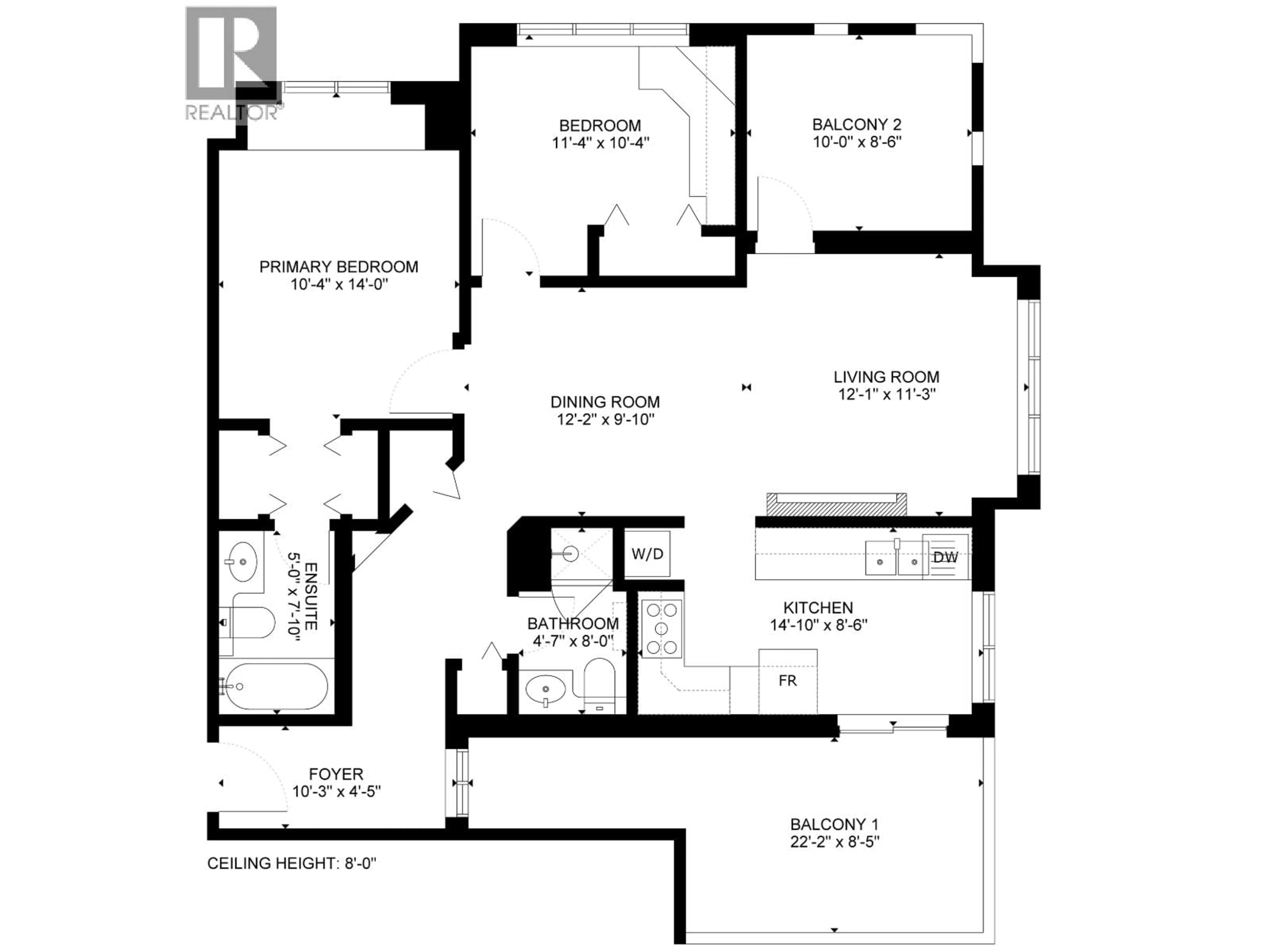 Floor plan for 327 - 12633 NO. 2 ROAD, Richmond British Columbia V7E6N5