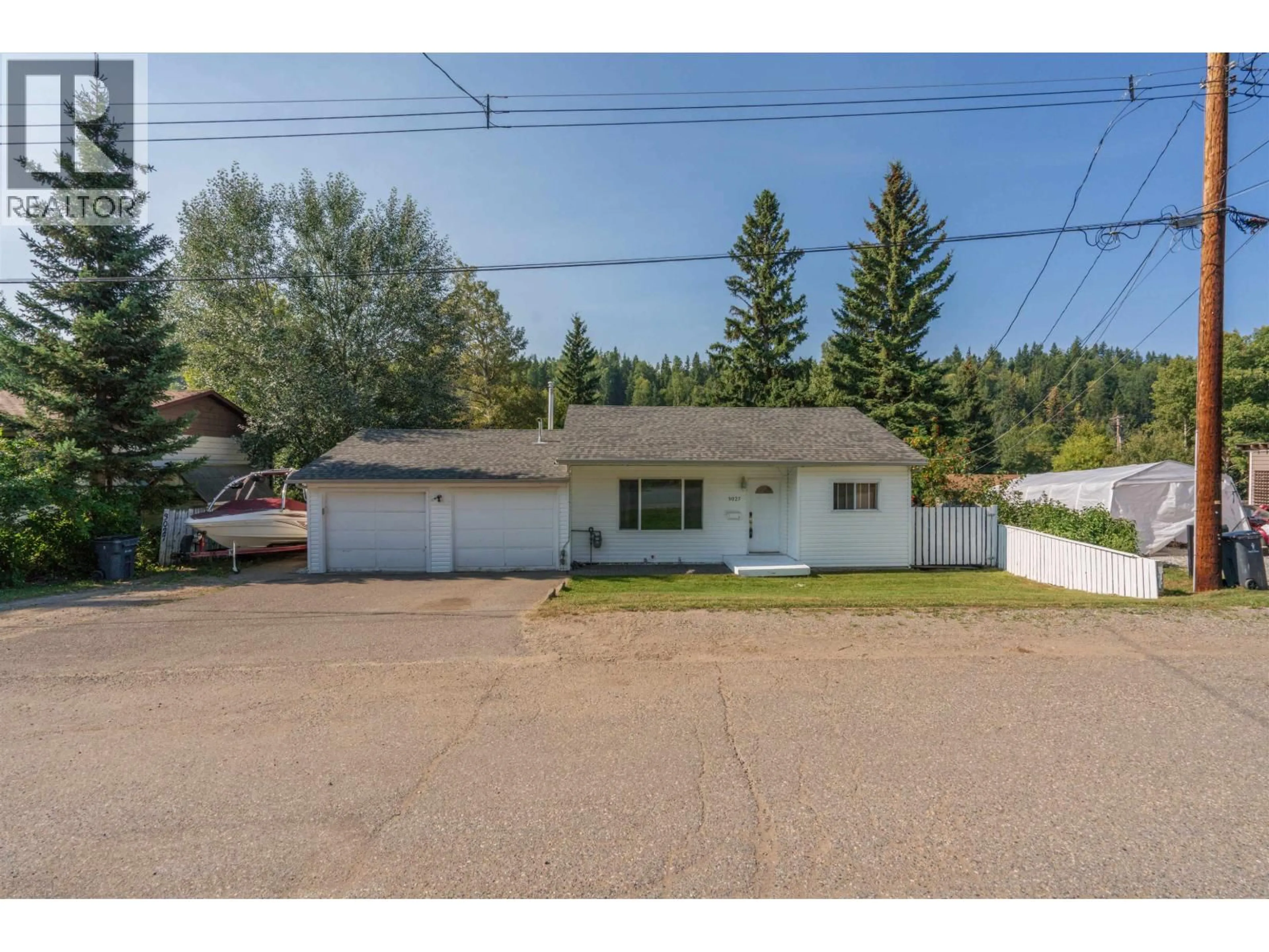 A pic from outside/outdoor area/front of a property/back of a property/a pic from drone, street for 3027 MEYER ROAD, Prince George British Columbia V2K1M2
