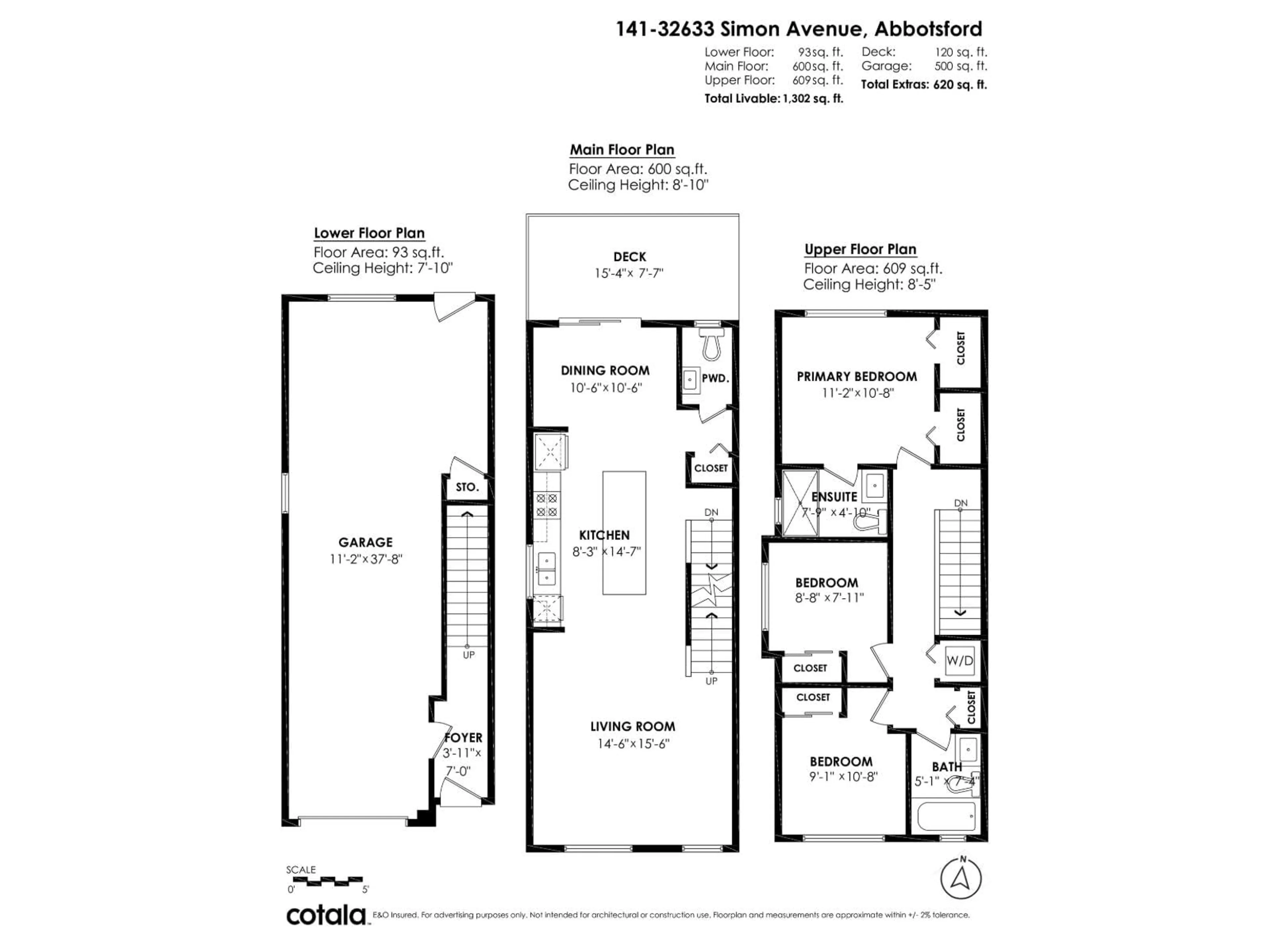 Floor plan for 141 - 32633 SIMON, Abbotsford British Columbia V2T0G9