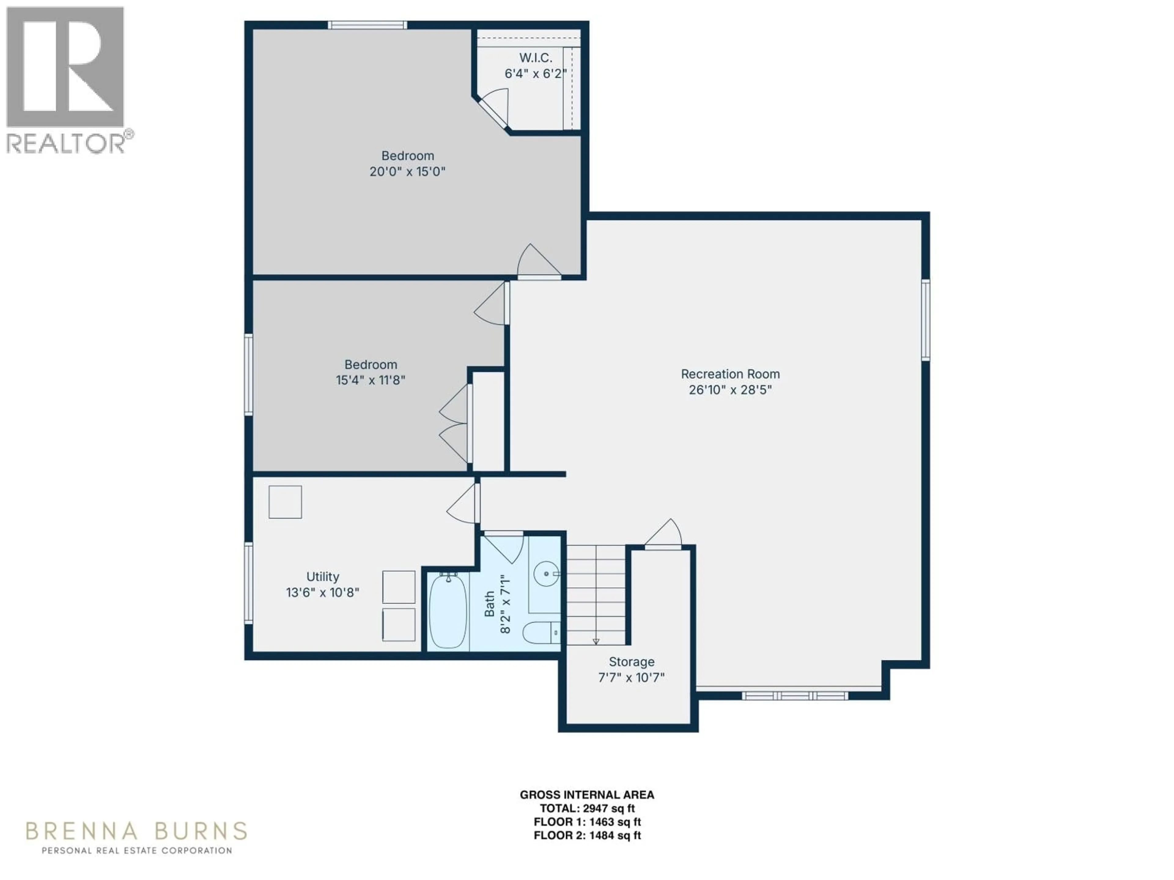 Floor plan for 10603 109 STREET, Fort St. John British Columbia V1J0J3