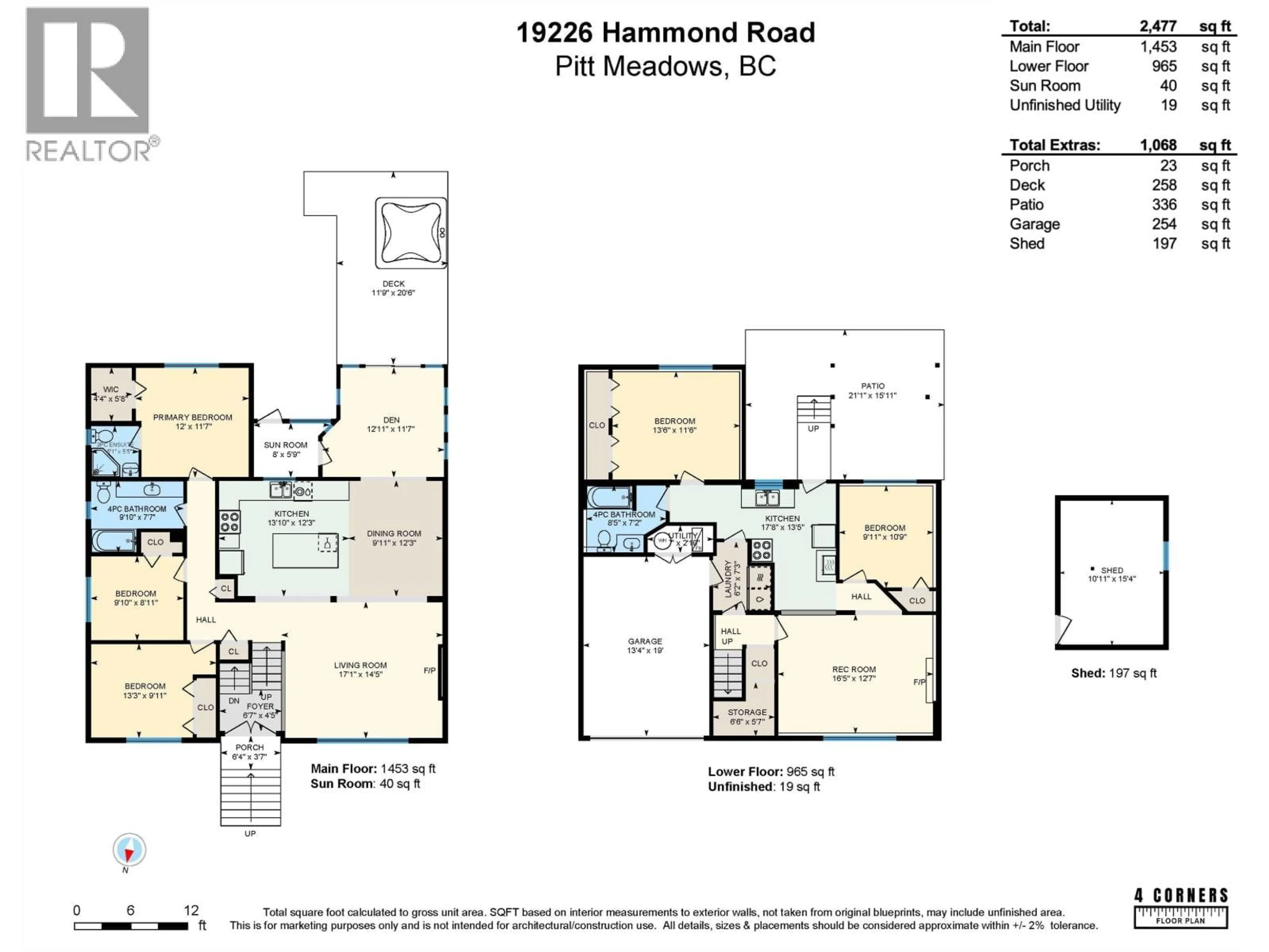 Floor plan for 19226 HAMMOND ROAD, Pitt Meadows British Columbia V3Y1C1