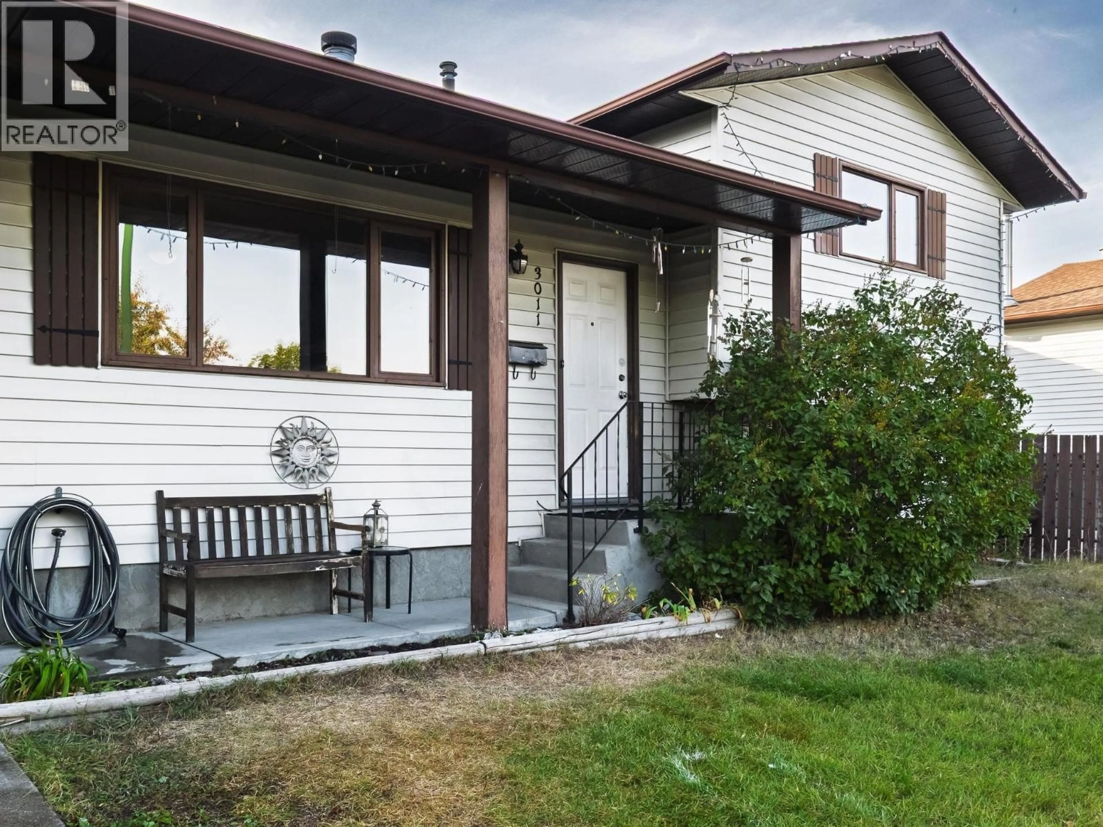 Home with vinyl exterior material, street for 3011 CHRISTOPHER CRESCENT, Prince George British Columbia V2N4R9