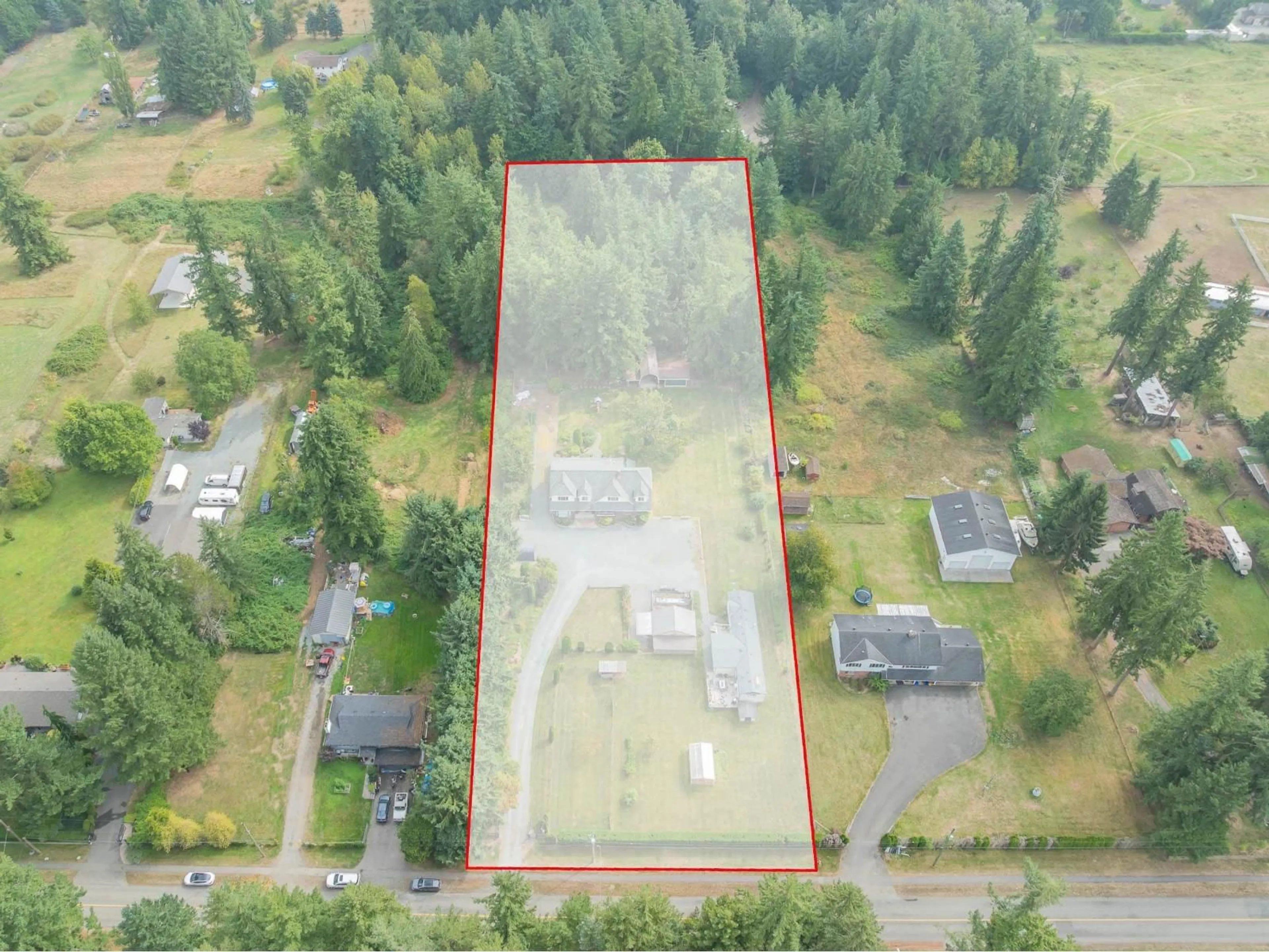 A pic from outside/outdoor area/front of a property/back of a property/a pic from drone, building for 2572 204, Langley British Columbia V2Z2B6