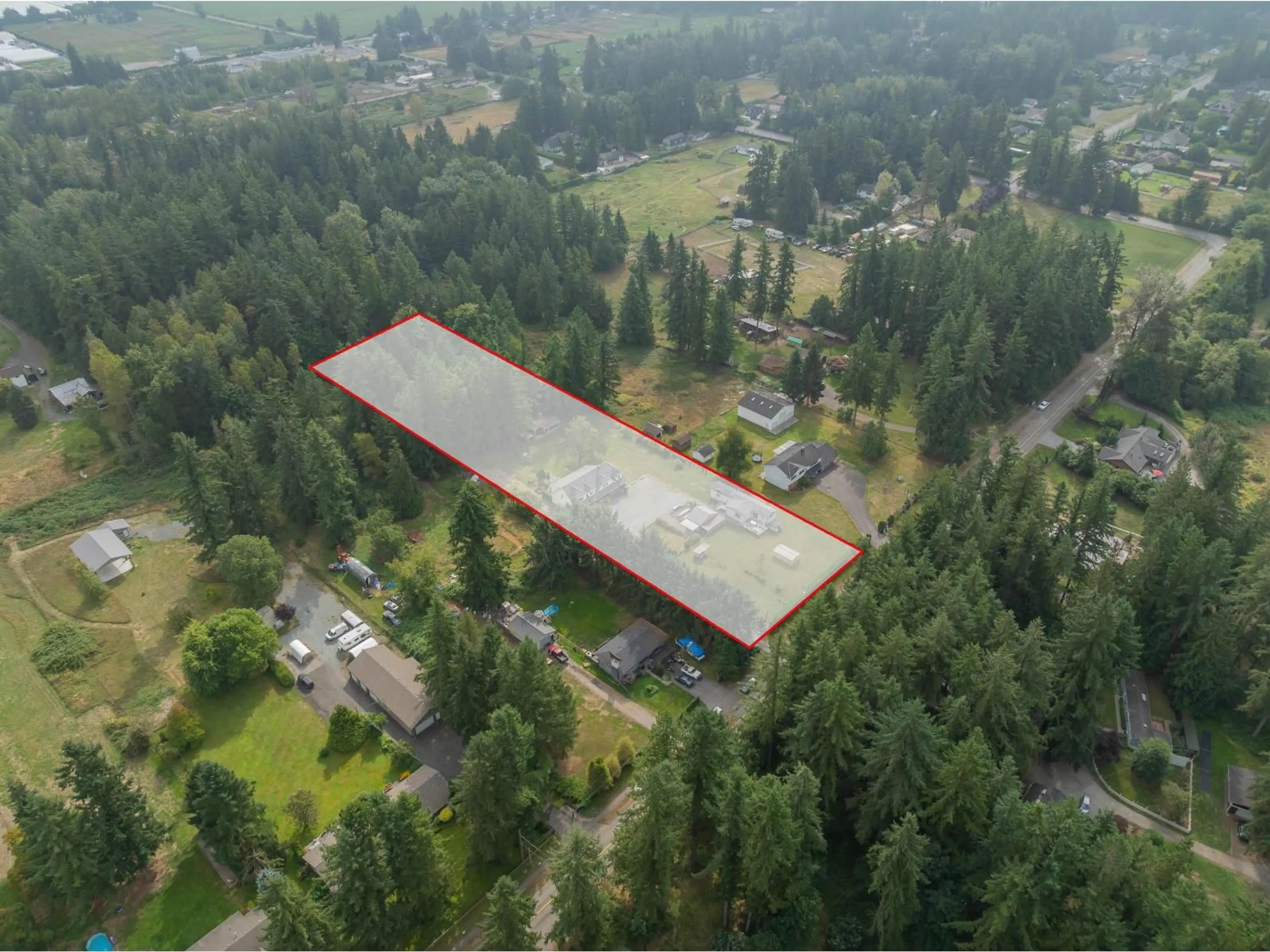 A pic from outside/outdoor area/front of a property/back of a property/a pic from drone, building for 2572 204, Langley British Columbia V2Z2B6