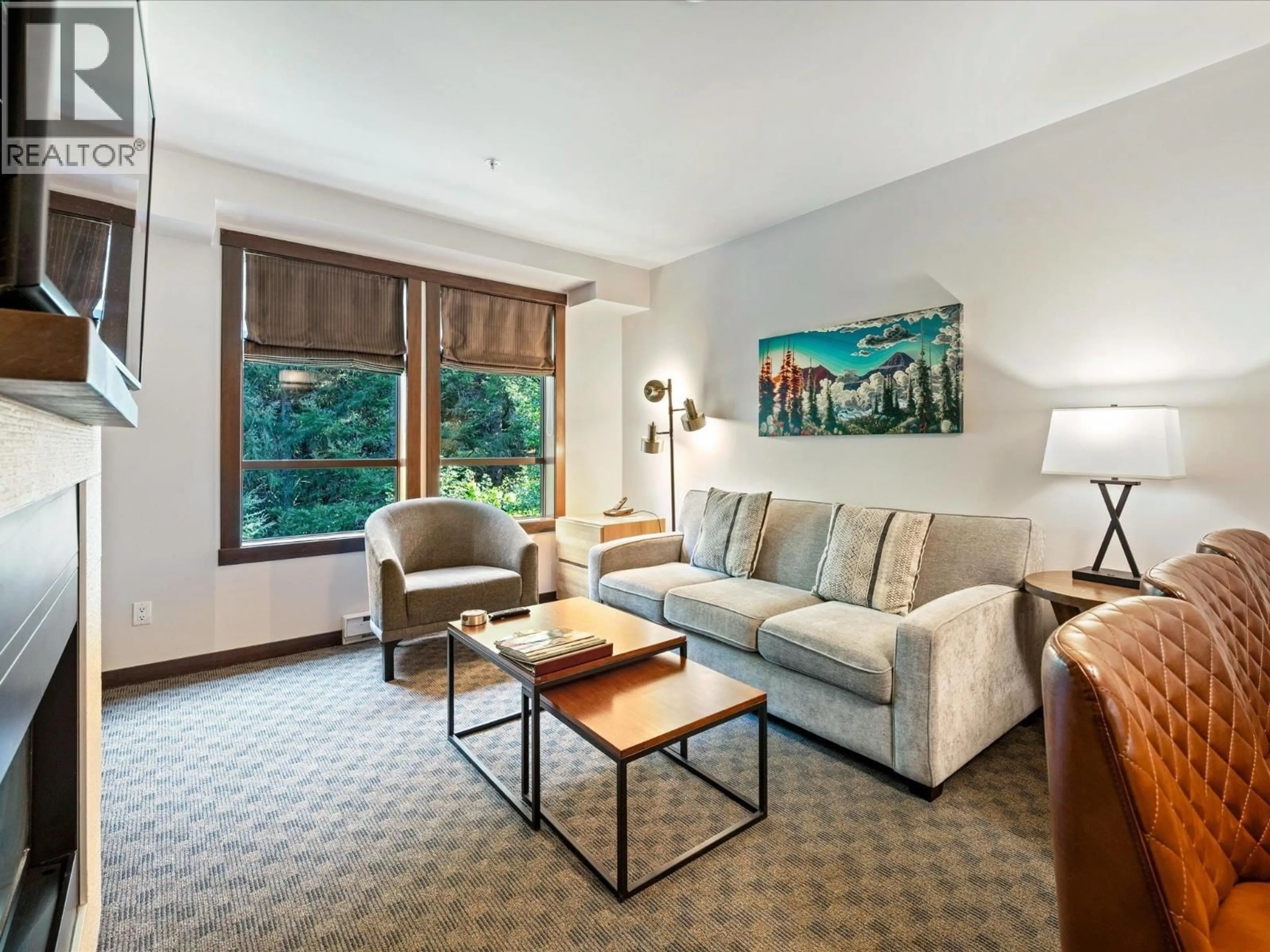Living room with furniture, unknown for 305B - 2020 LONDON LANE, Whistler British Columbia V8E0B6