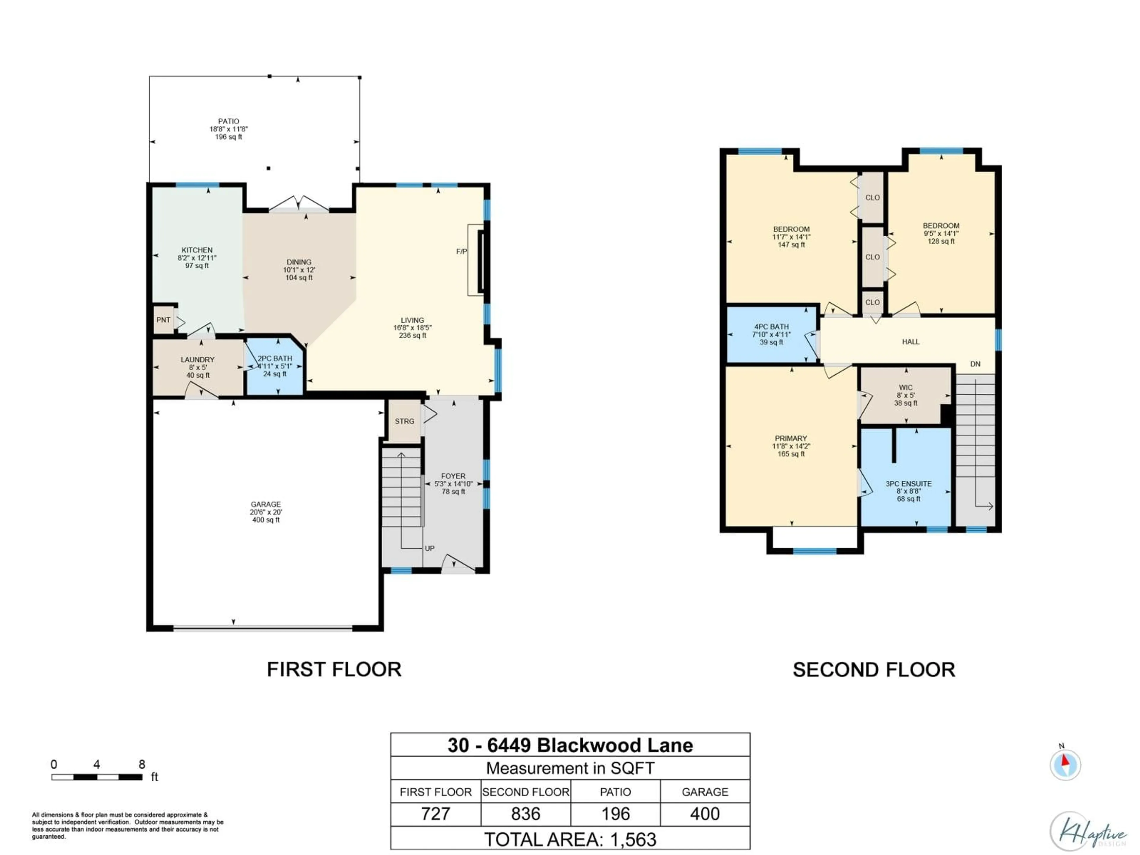 Floor plan for 30 - 6449 BLACKWOOD LANE, Chilliwack British Columbia V2R5X5