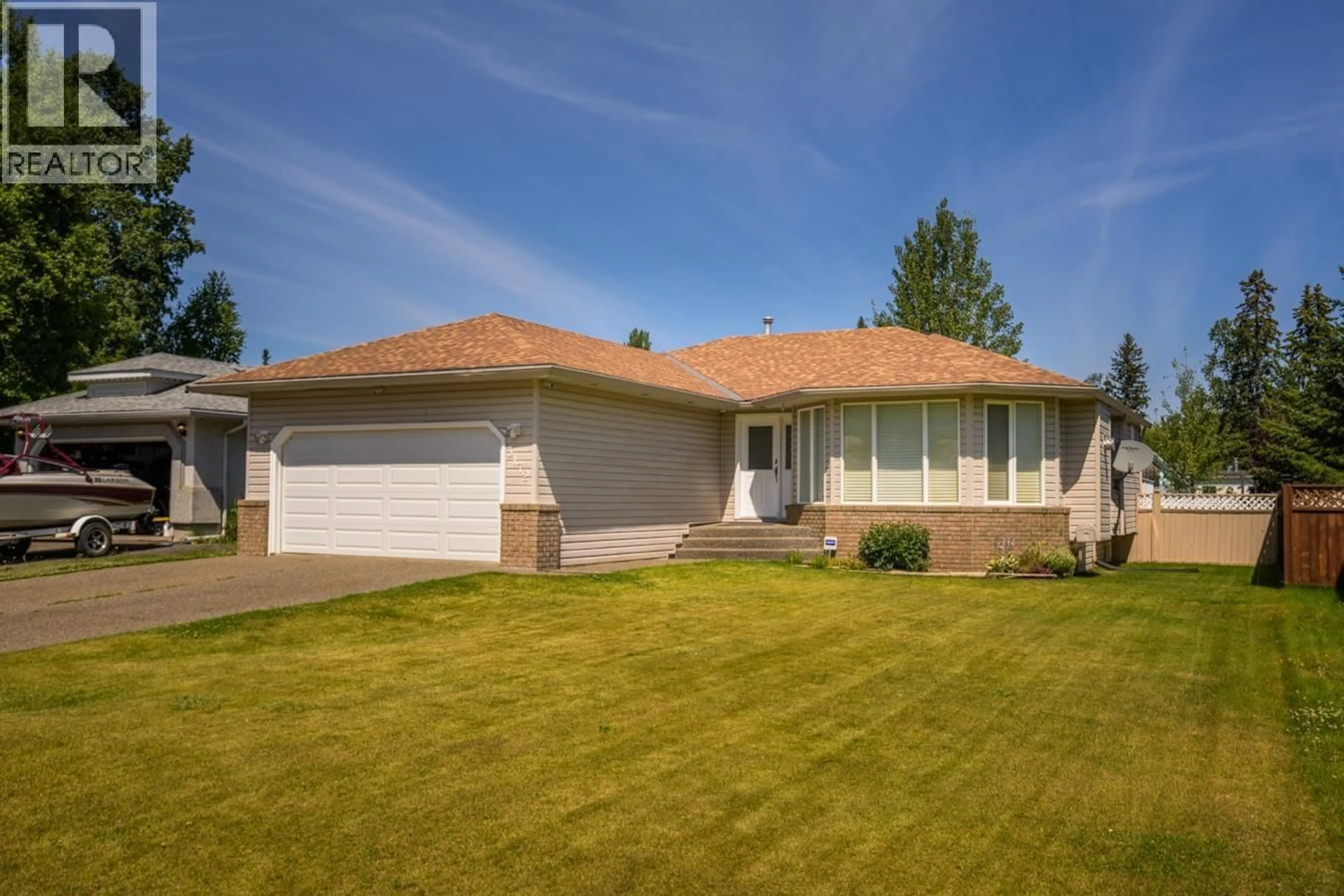 Home with vinyl exterior material, street for 3172 SETON PLACE, Prince George British Columbia V2K4T7